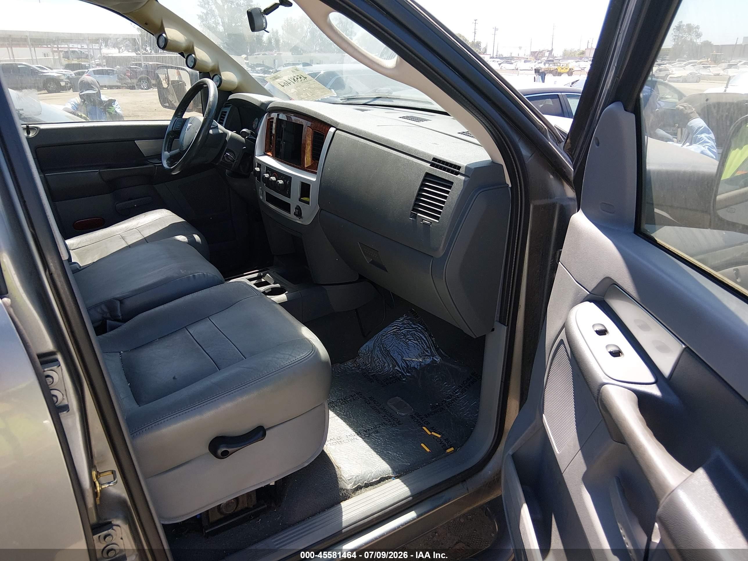 2007 Dodge Ram 2500 Slt Gray vin: 3D7KS29CX7G742199
