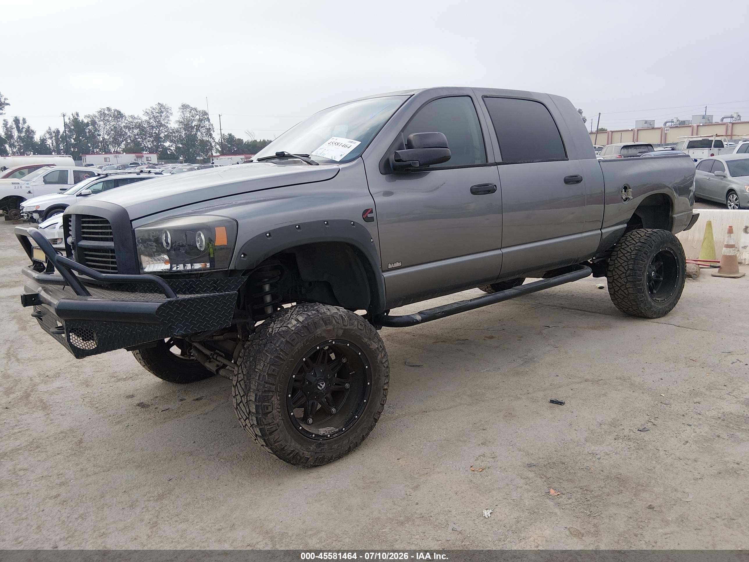 2007 Dodge Ram 2500 Slt Gray vin: 3D7KS29CX7G742199