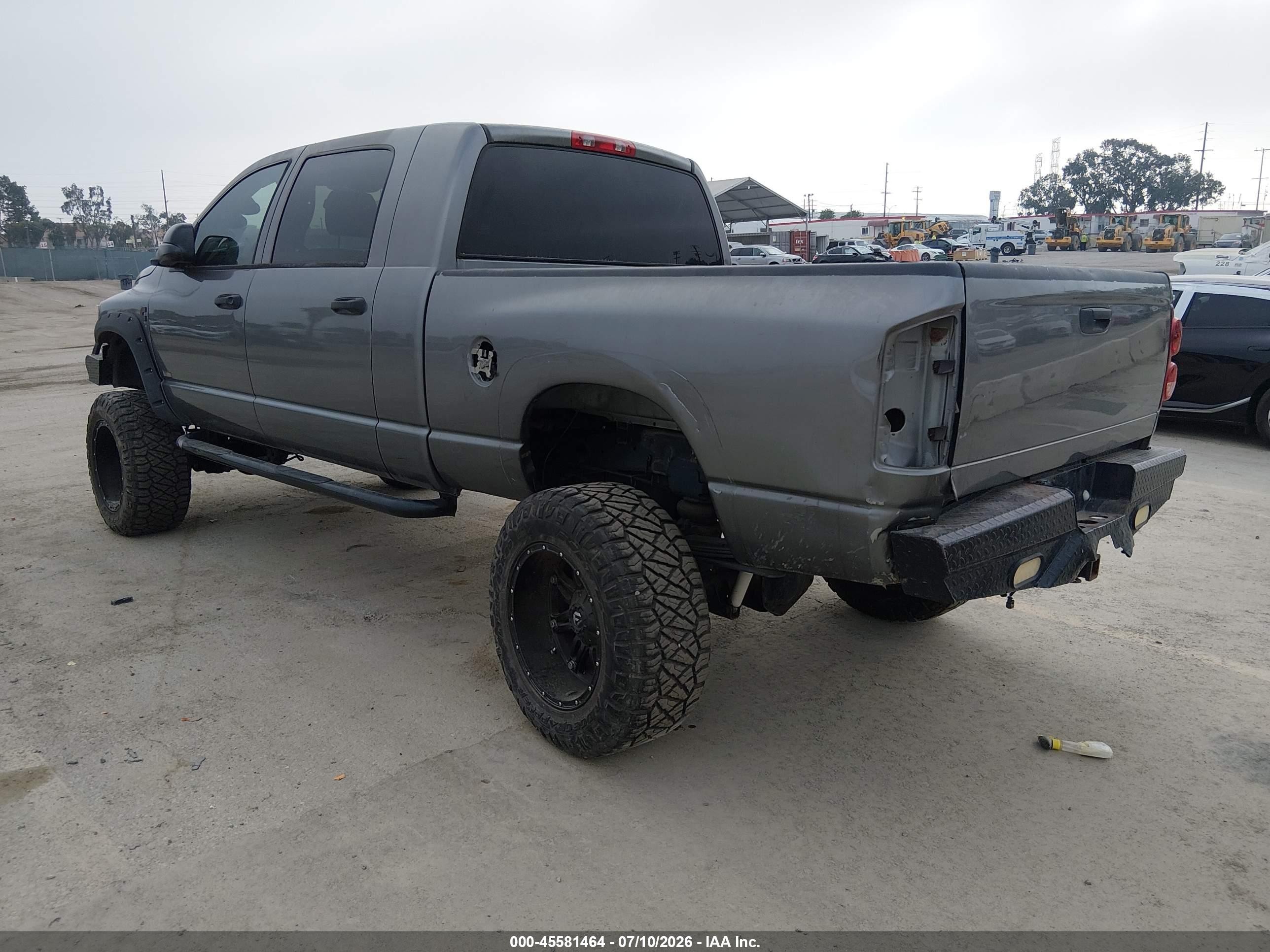 2007 Dodge Ram 2500 Slt Gray vin: 3D7KS29CX7G742199