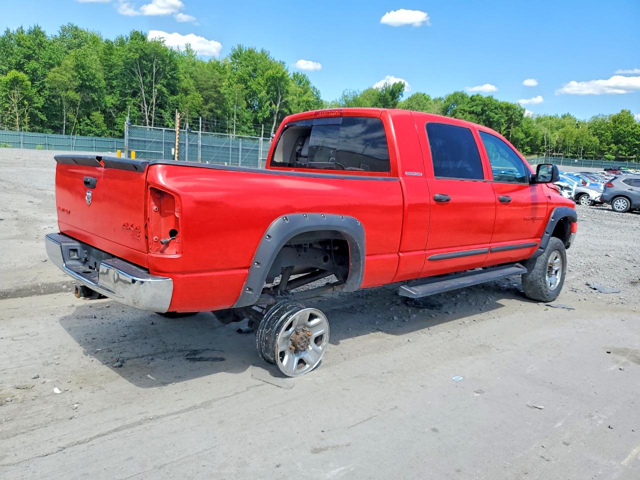 2006 Dodge Ram 2500 Red vin: 3D7KS29D06G129791