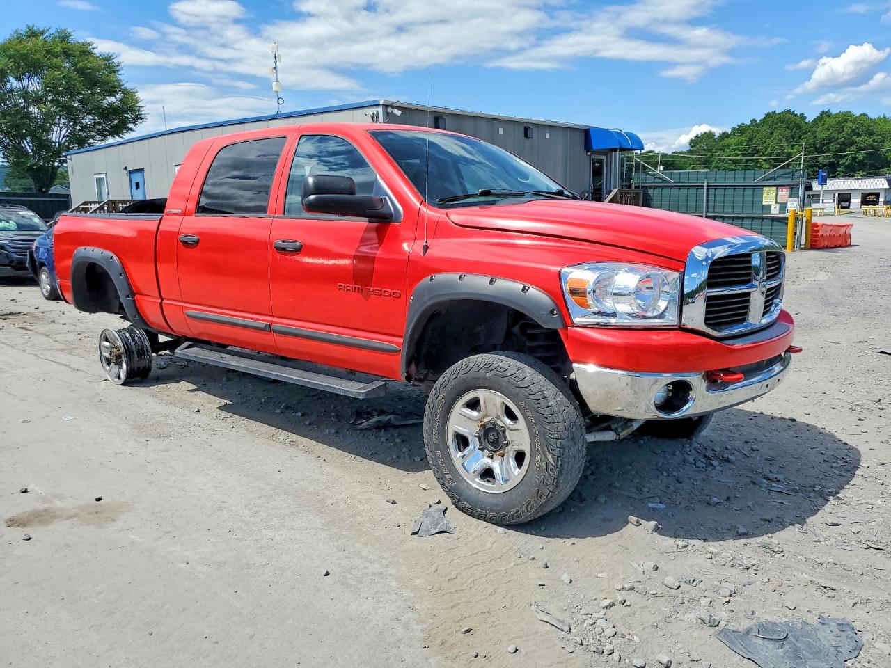 2006 Dodge Ram 2500 Red vin: 3D7KS29D06G129791