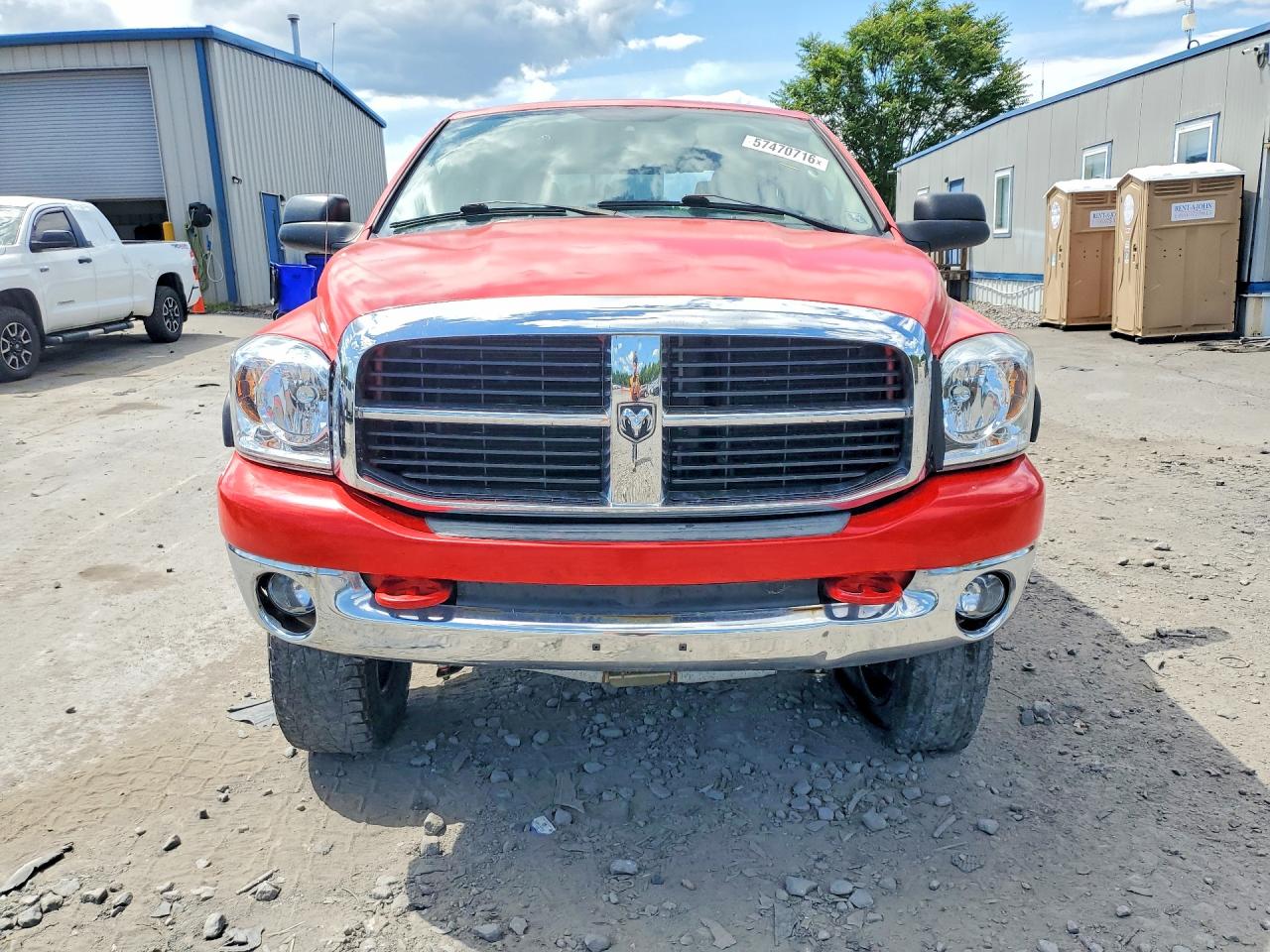 2006 Dodge Ram 2500 Red vin: 3D7KS29D06G129791