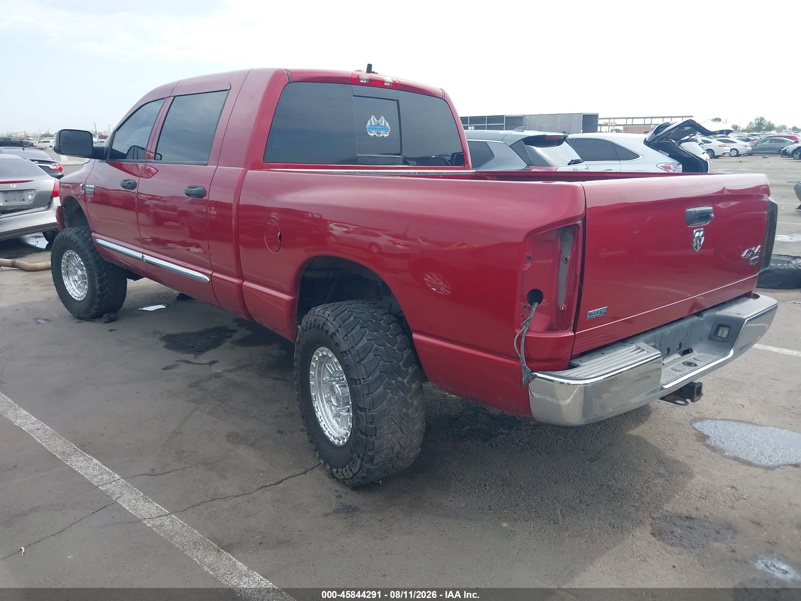 2009 Dodge Ram 2500 Laramie Maroon vin: 3D7KS29L99G524709