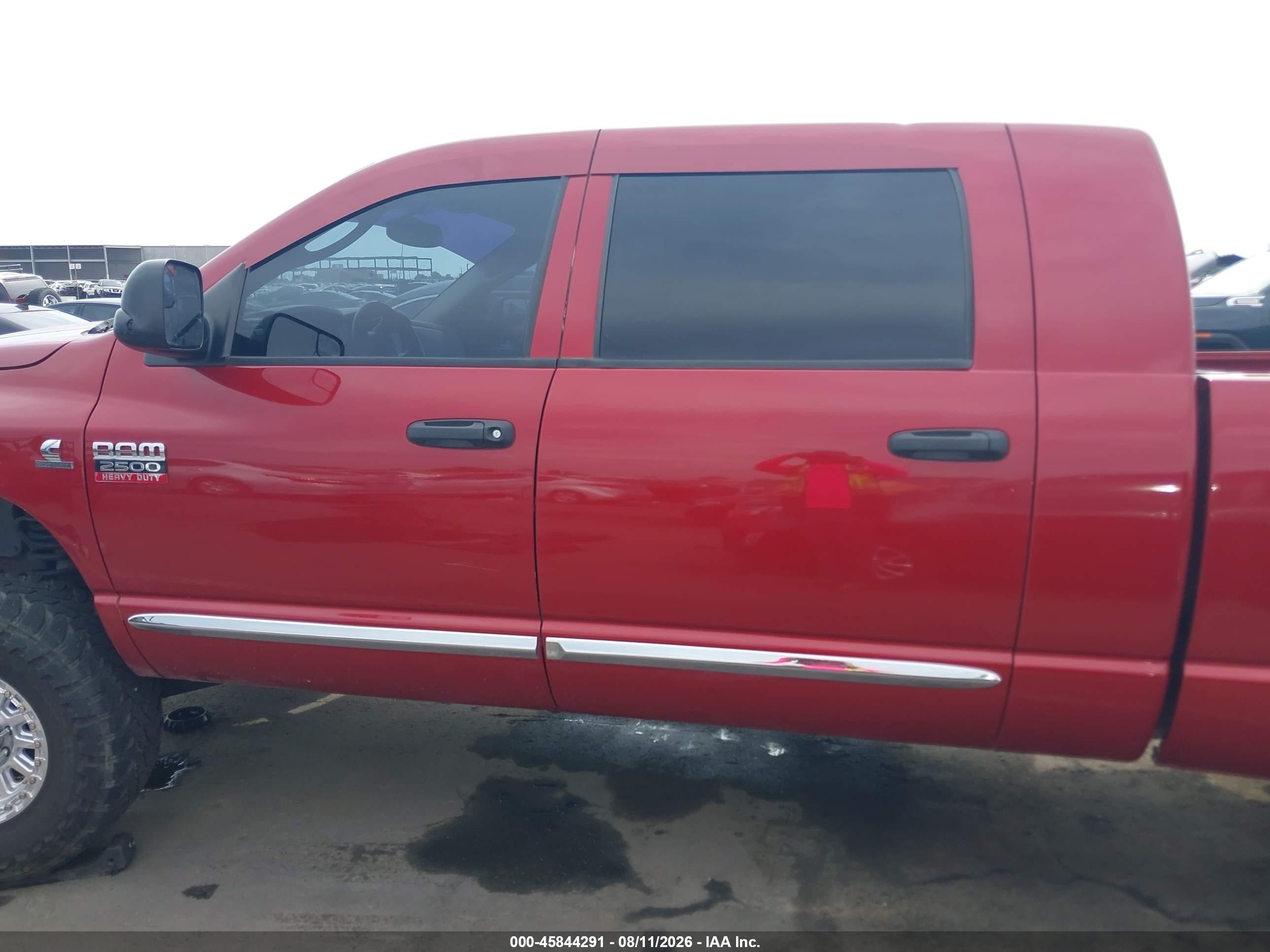 2009 Dodge Ram 2500 Laramie Maroon vin: 3D7KS29L99G524709