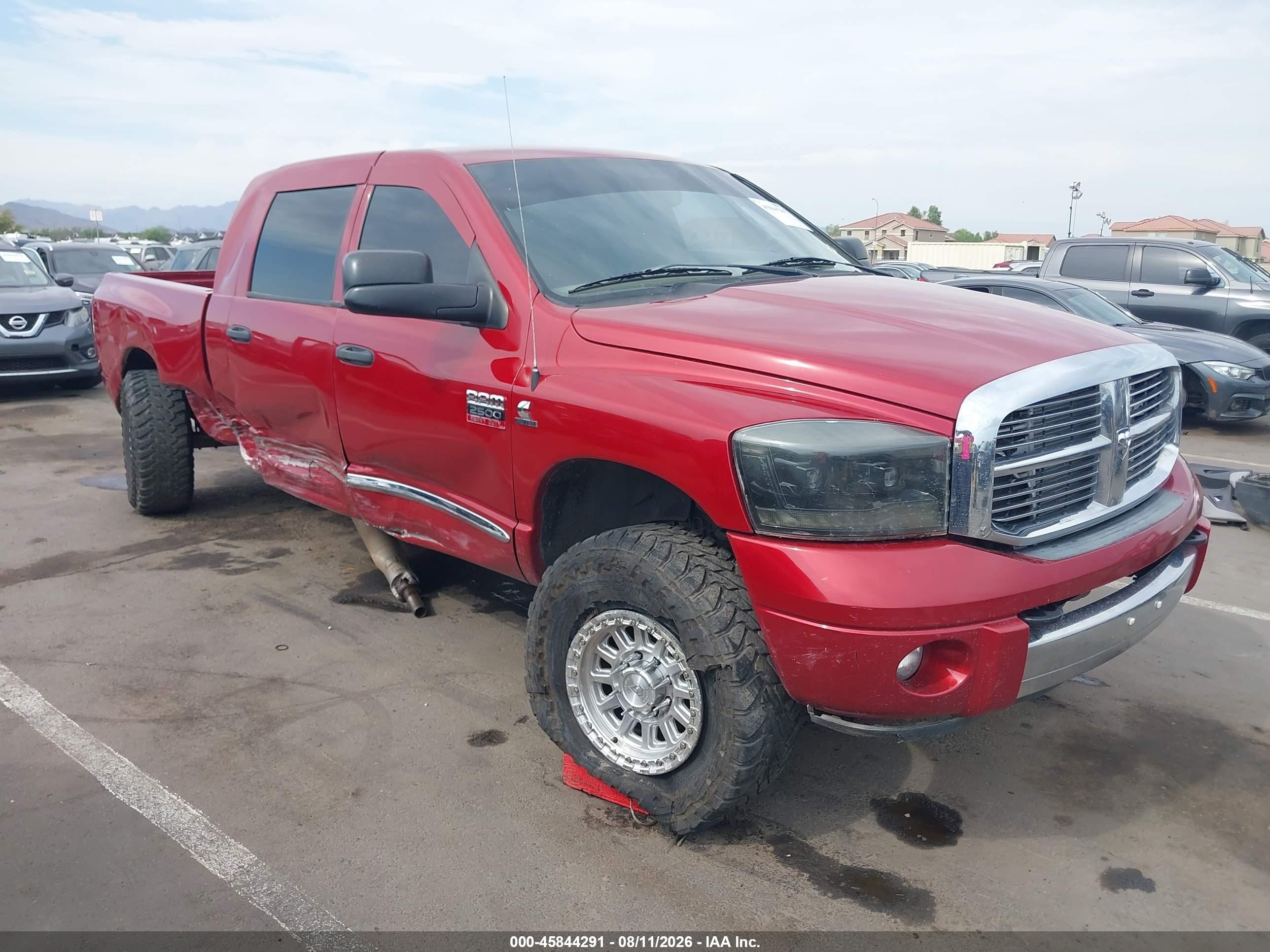 2009 Dodge Ram 2500 Laramie Maroon vin: 3D7KS29L99G524709