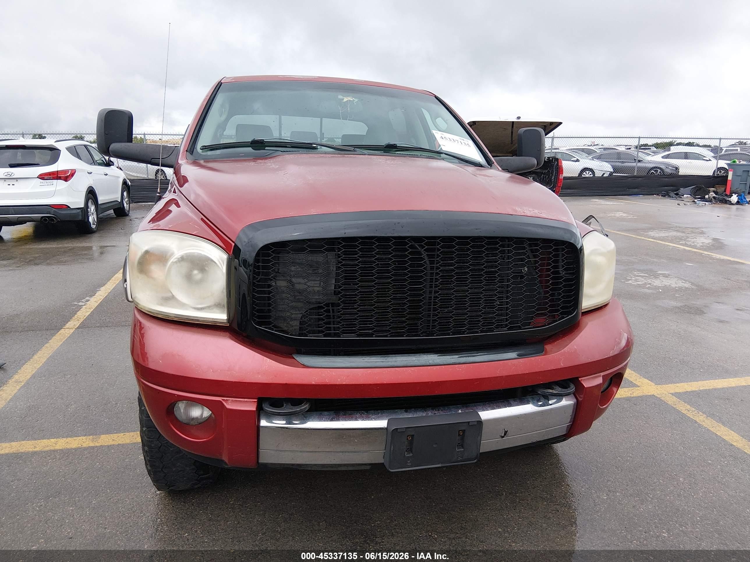 2009 Dodge Ram 2500 Laramie Red vin: 3D7KS29L99G525391