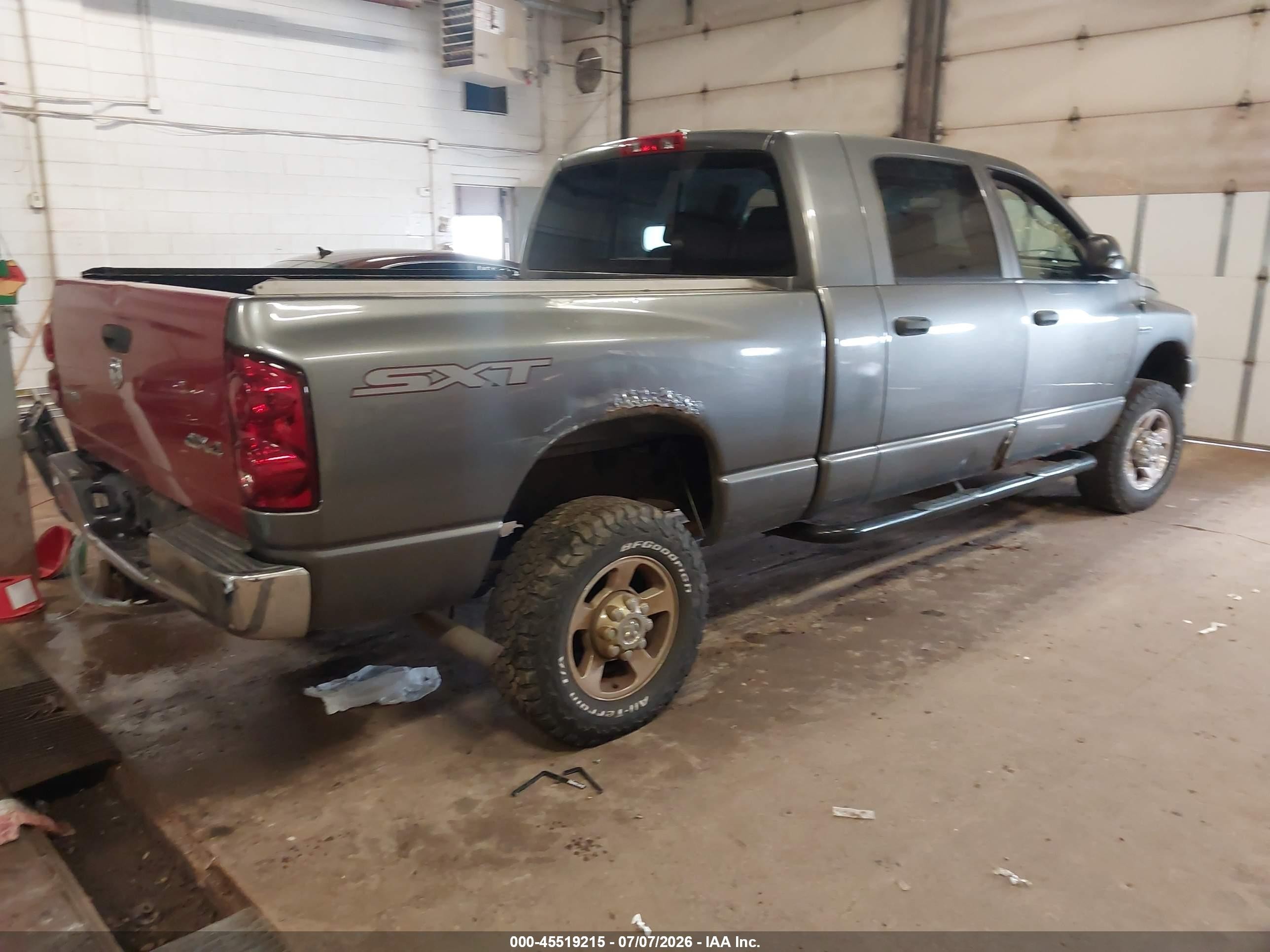2009 Dodge Ram 2500 Sxt/slt Gray vin: 3D7KS29TX9G546587