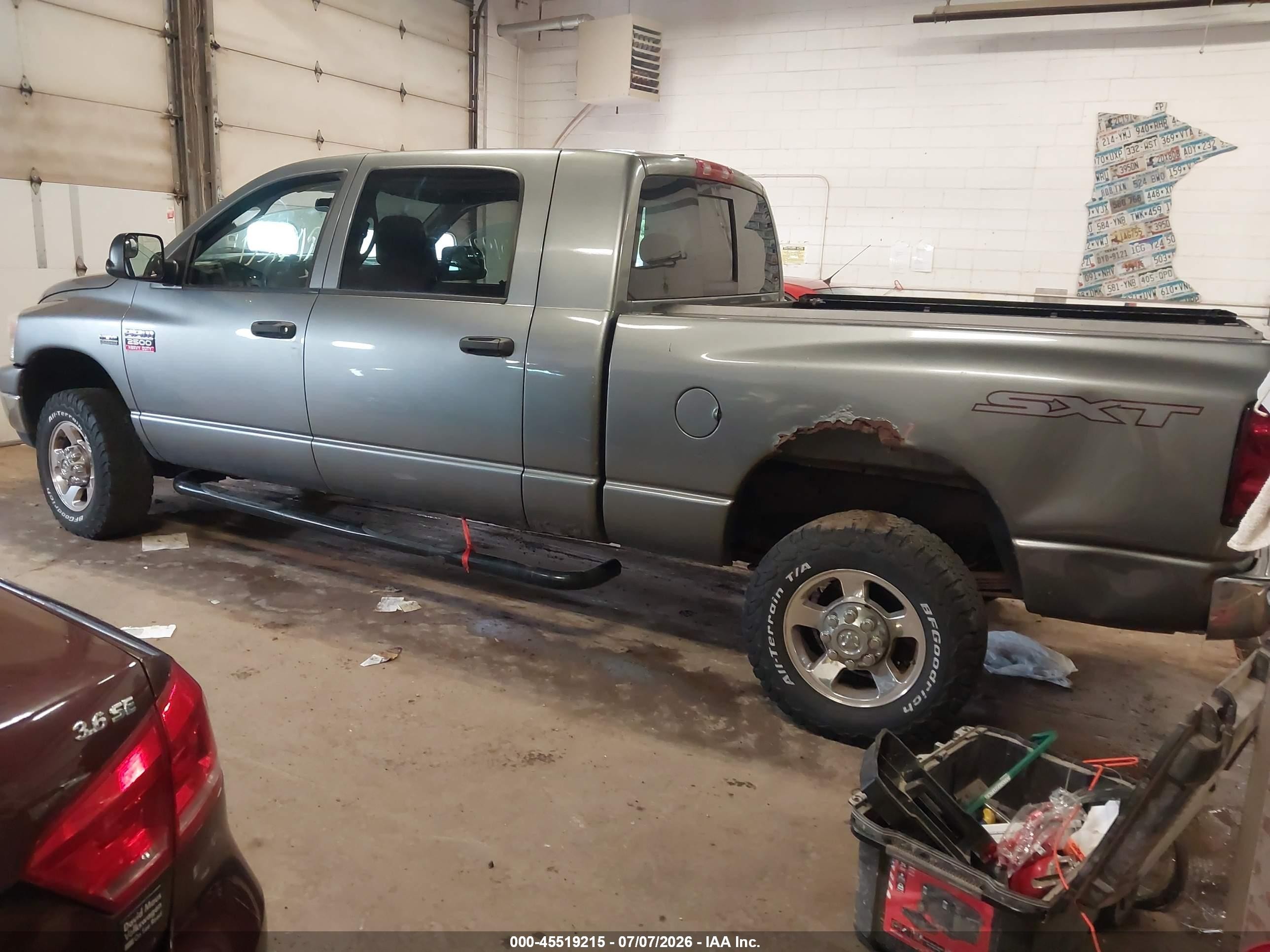 2009 Dodge Ram 2500 Sxt/slt Gray vin: 3D7KS29TX9G546587