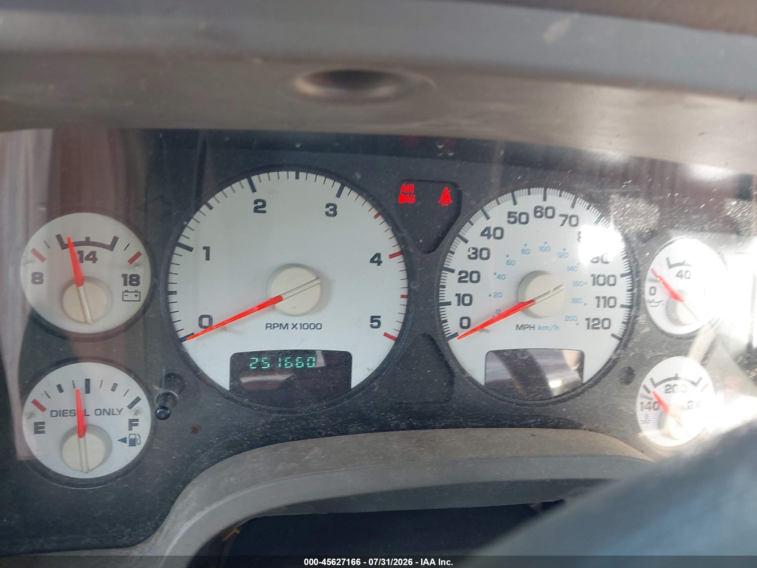 2004 Dodge Ram 2500 St Синий vin: 3D7KU26C04G226833