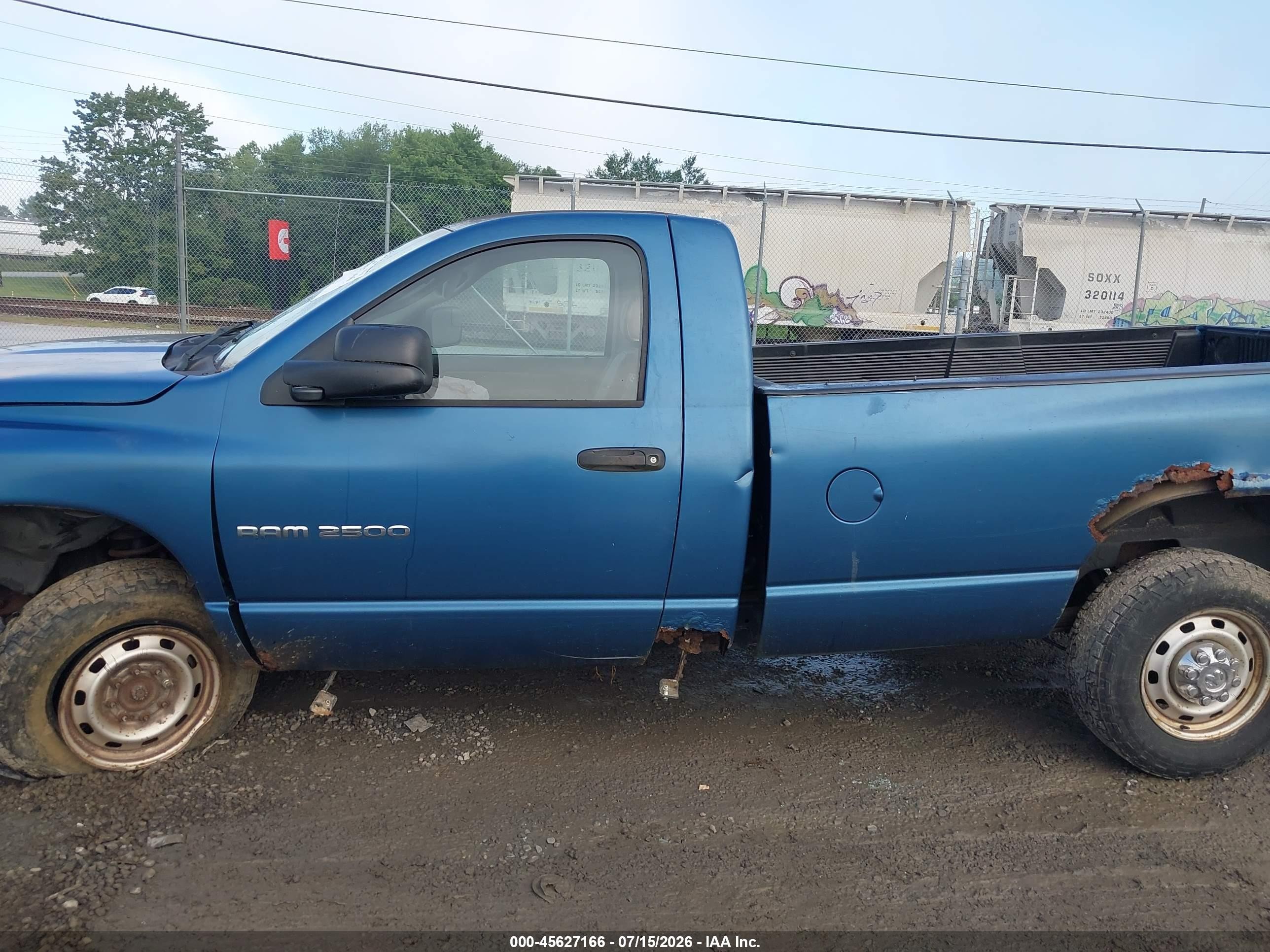 2004 Dodge Ram 2500 St Синий vin: 3D7KU26C04G226833
