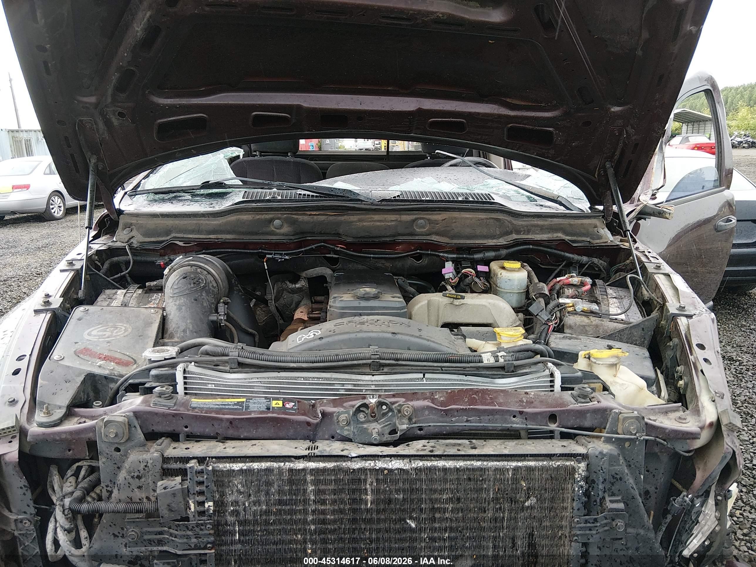 2004 Dodge Ram 2500 Slt/laramie Purple vin: 3D7KU26C64G173474