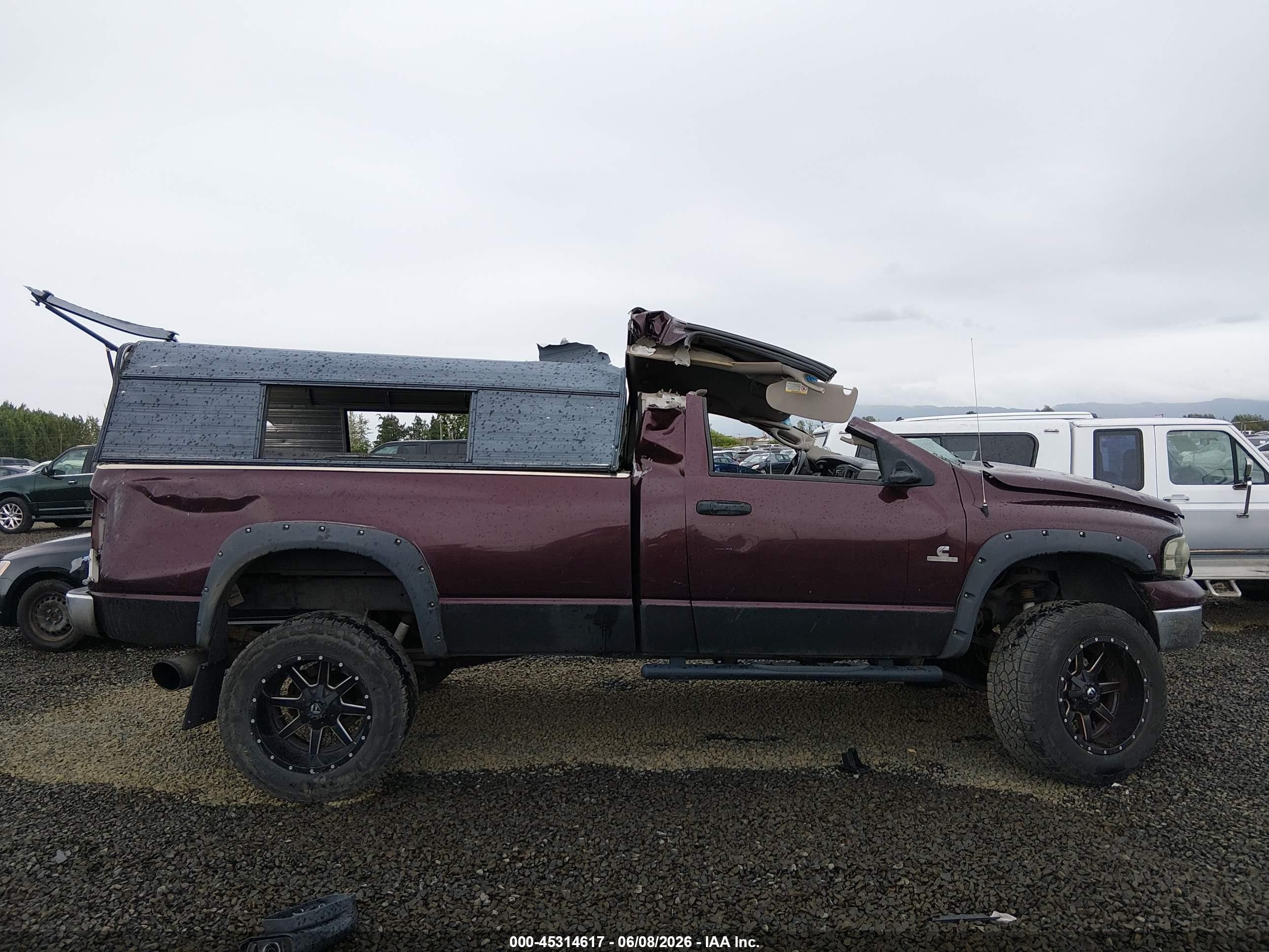 2004 Dodge Ram 2500 Slt/laramie Purple vin: 3D7KU26C64G173474