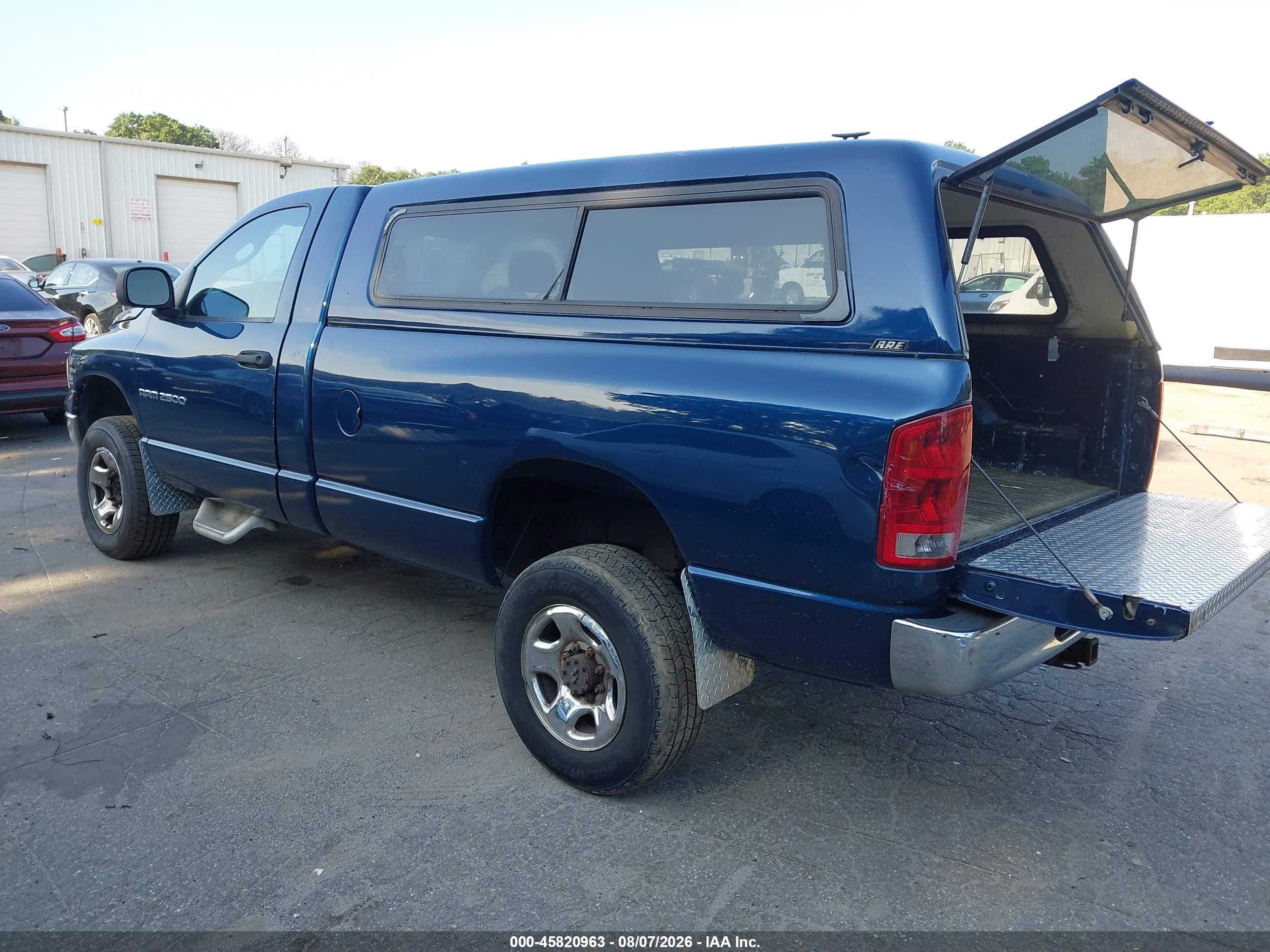 2004 Dodge Ram 2500 Slt/laramie Blue vin: 3D7KU26D24G148189