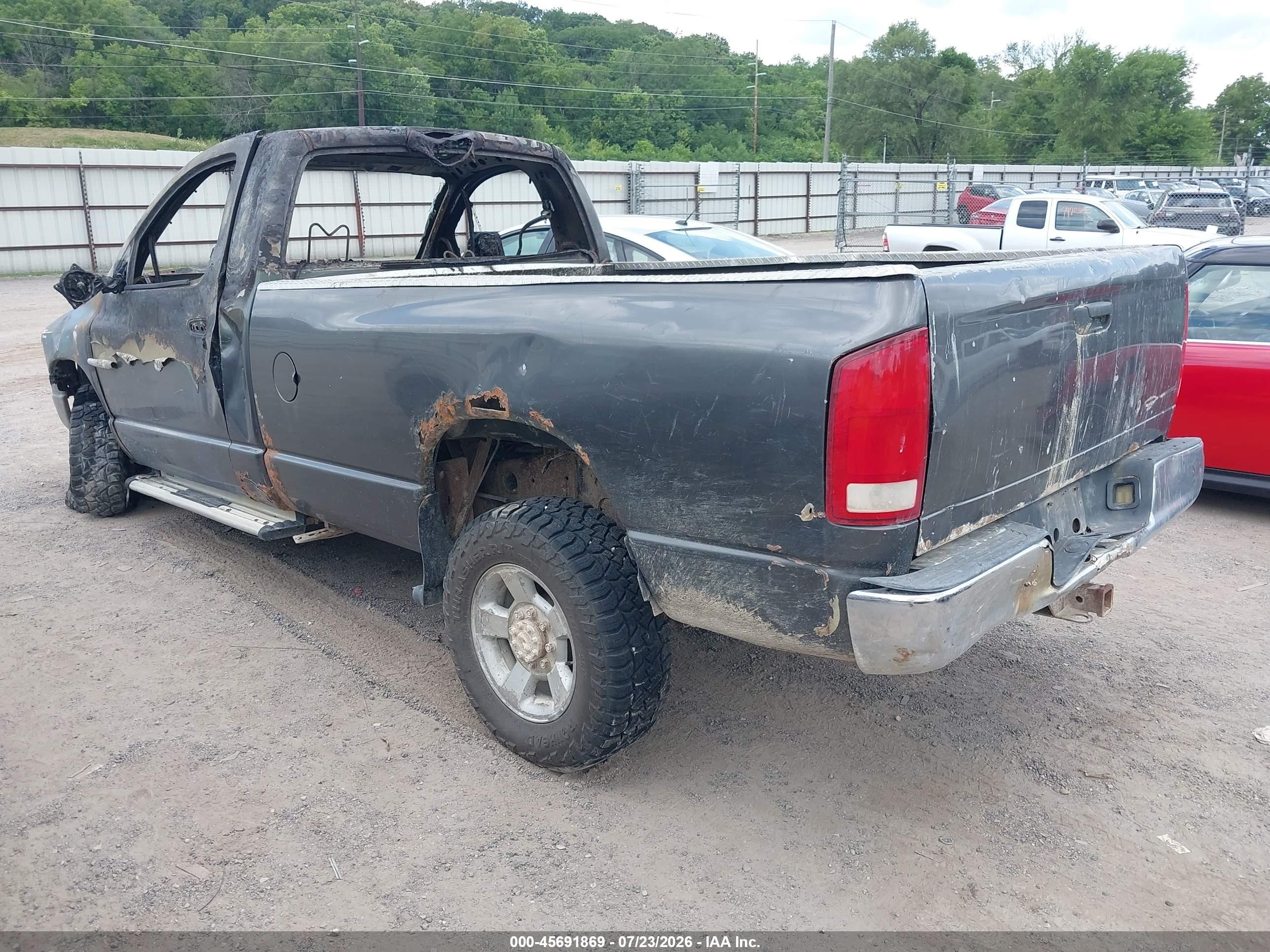 2003 Dodge Ram 2500   Gray vin: 3D7KU26D63G774584