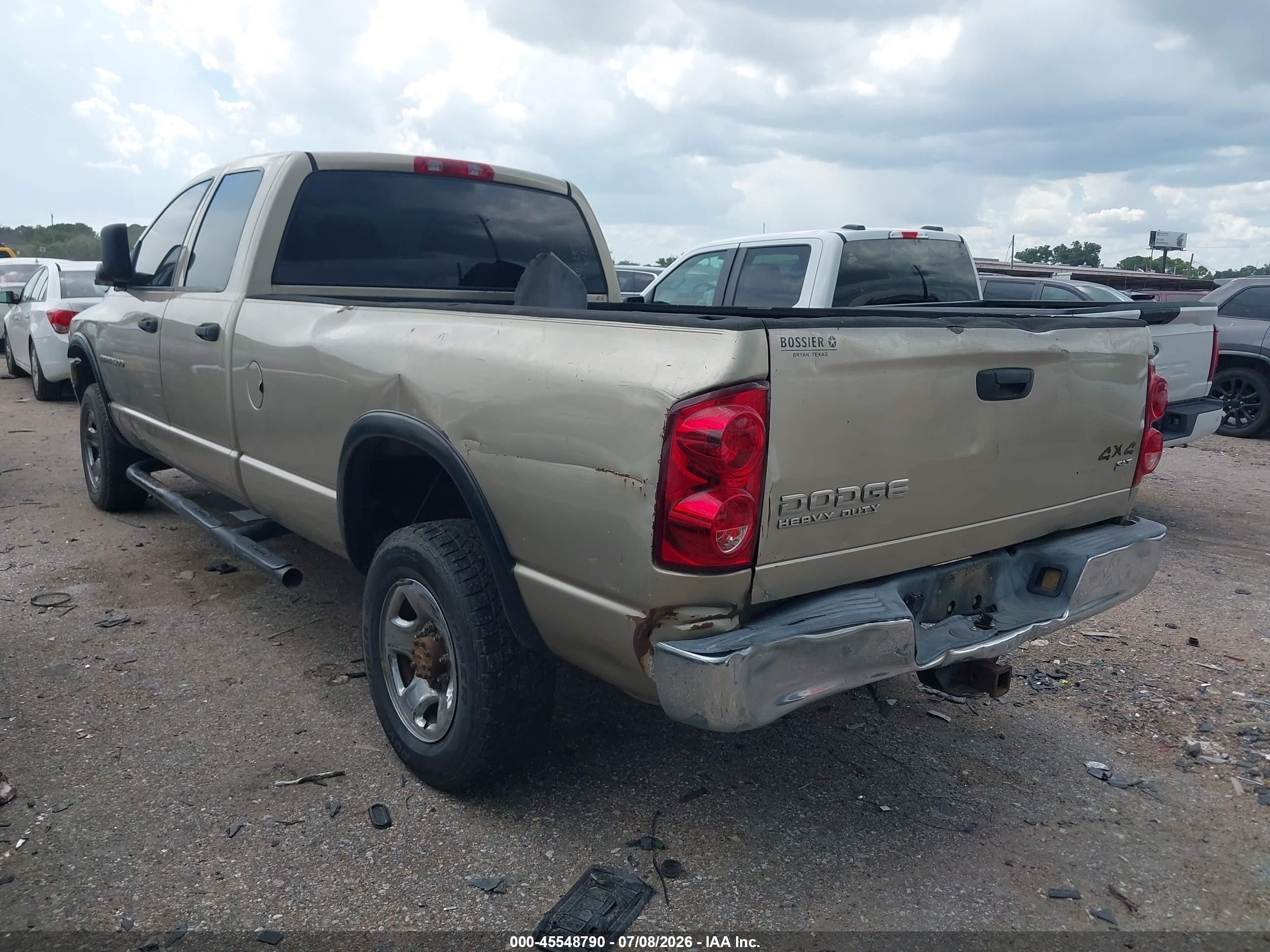 2003 Dodge Ram 2500 Slt/laramie/st Gold vin: 3D7KU28603G751719