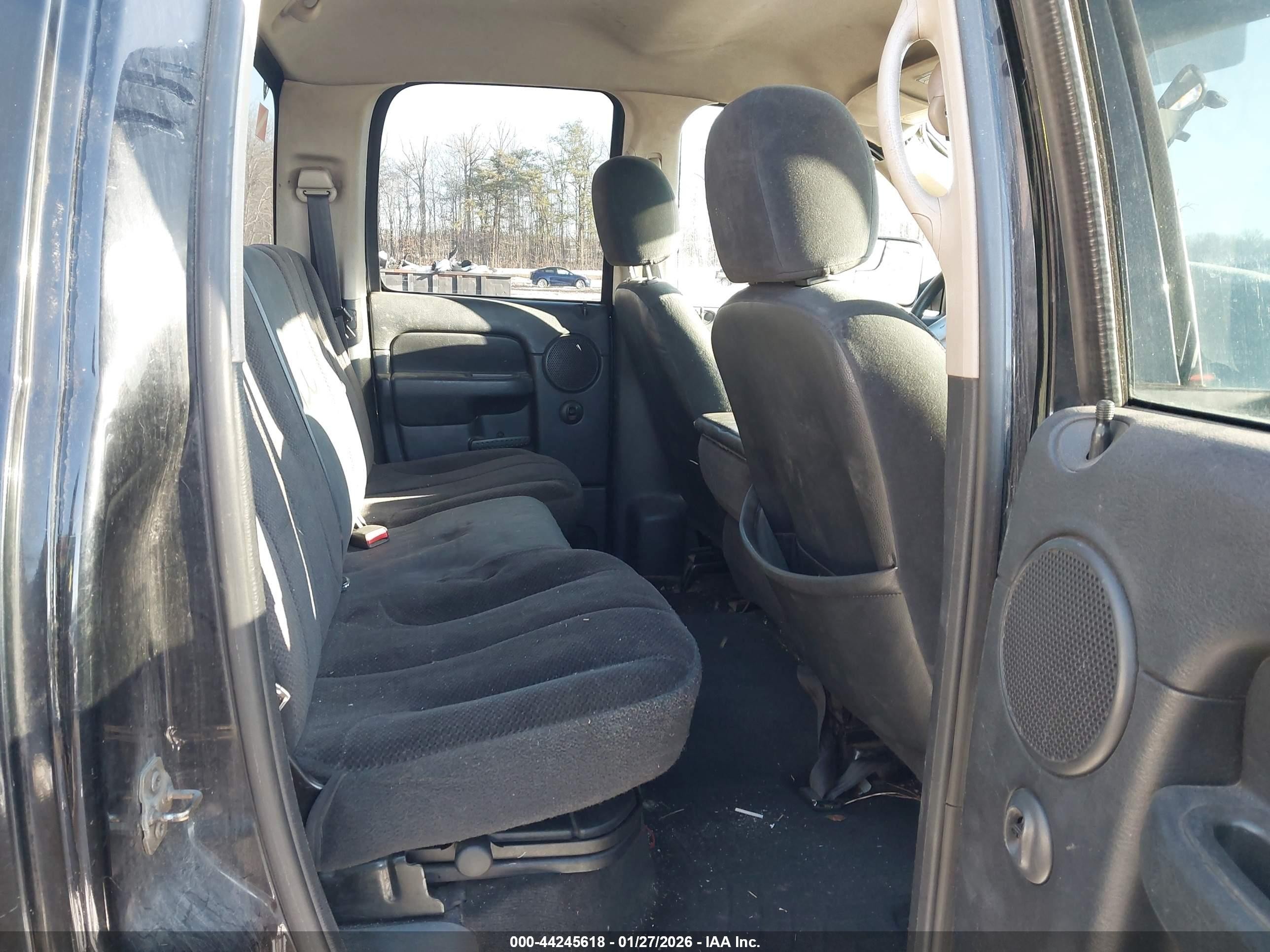 2003 Dodge Ram 2500   Черный vin: 3D7KU28613G755438