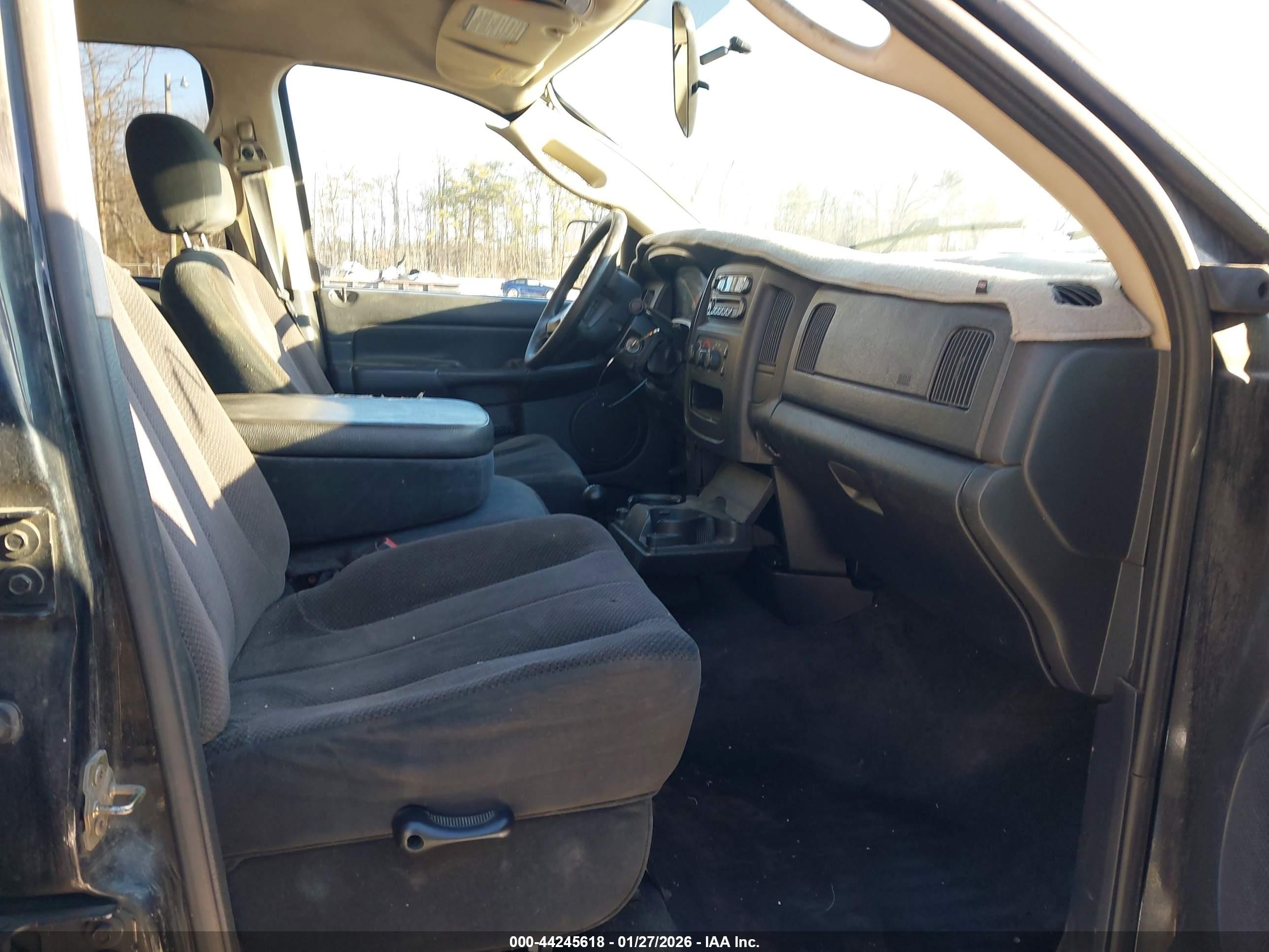 2003 Dodge Ram 2500   Черный vin: 3D7KU28613G755438