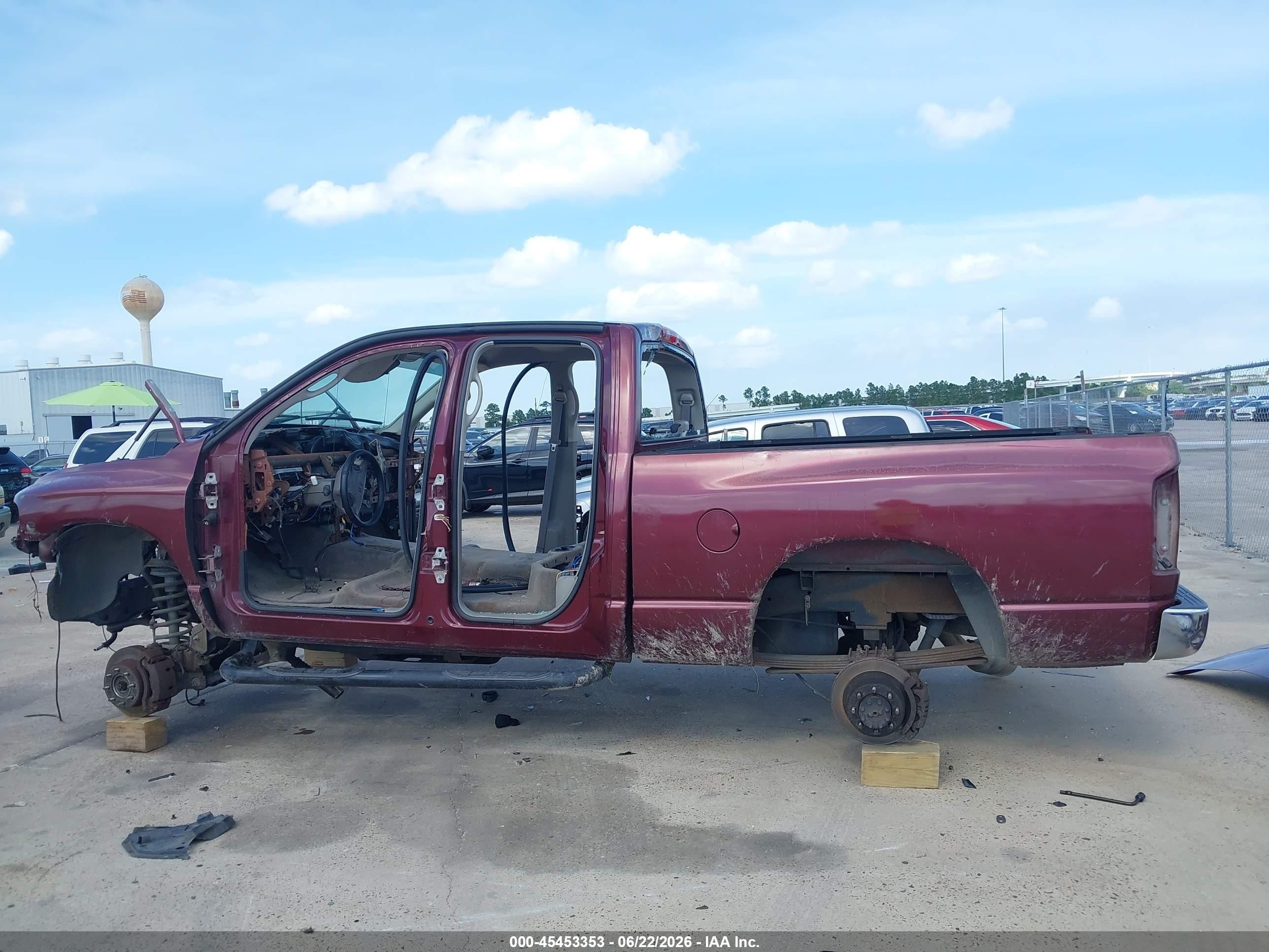 2003 Dodge Ram 2500 Slt/laramie/st Бордовый vin: 3D7KU28643G843397