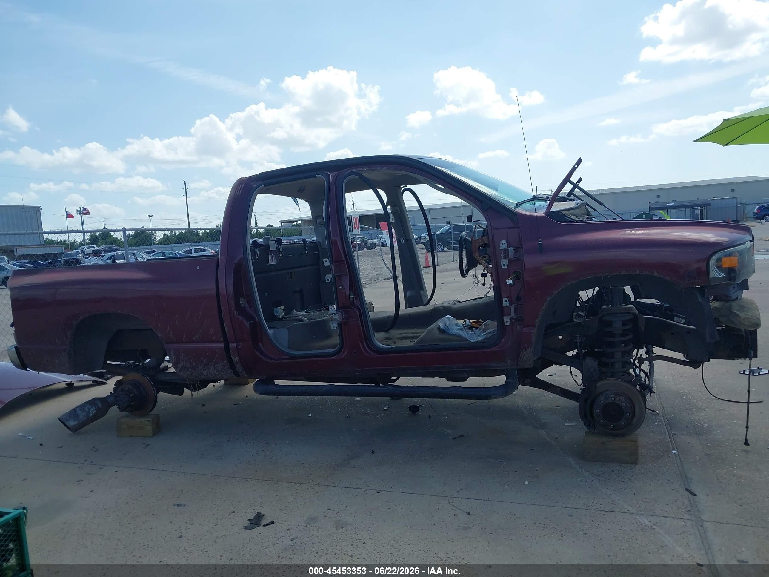 2003 Dodge Ram 2500 Slt/laramie/st Бордовый vin: 3D7KU28643G843397
