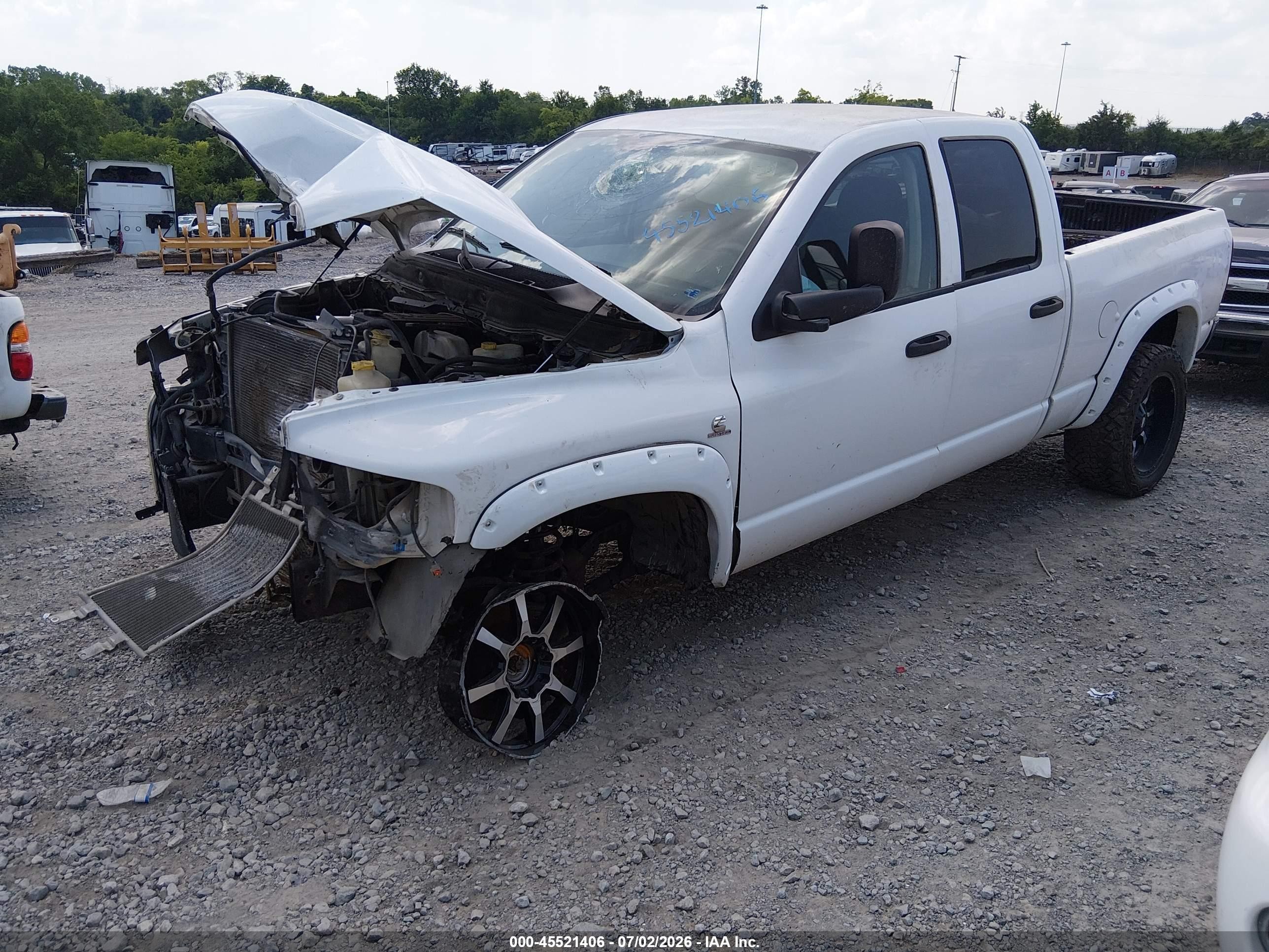 2003 Dodge Ram 2500 Slt/laramie/st White vin: 3D7KU28653G736651