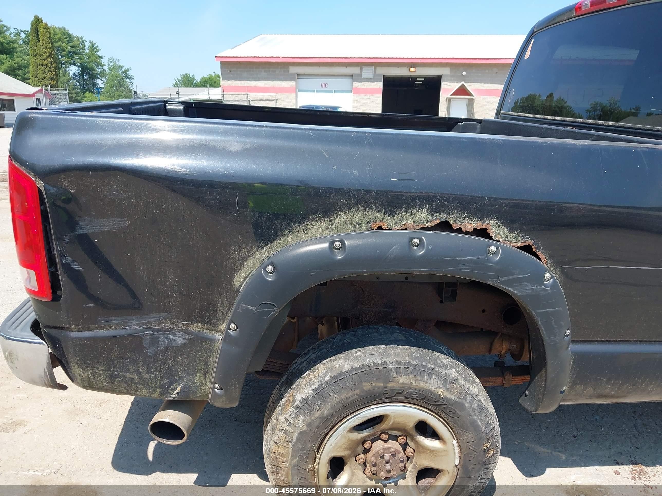 2004 Dodge Ram 2500 Slt/laramie Черный vin: 3D7KU28664G153796