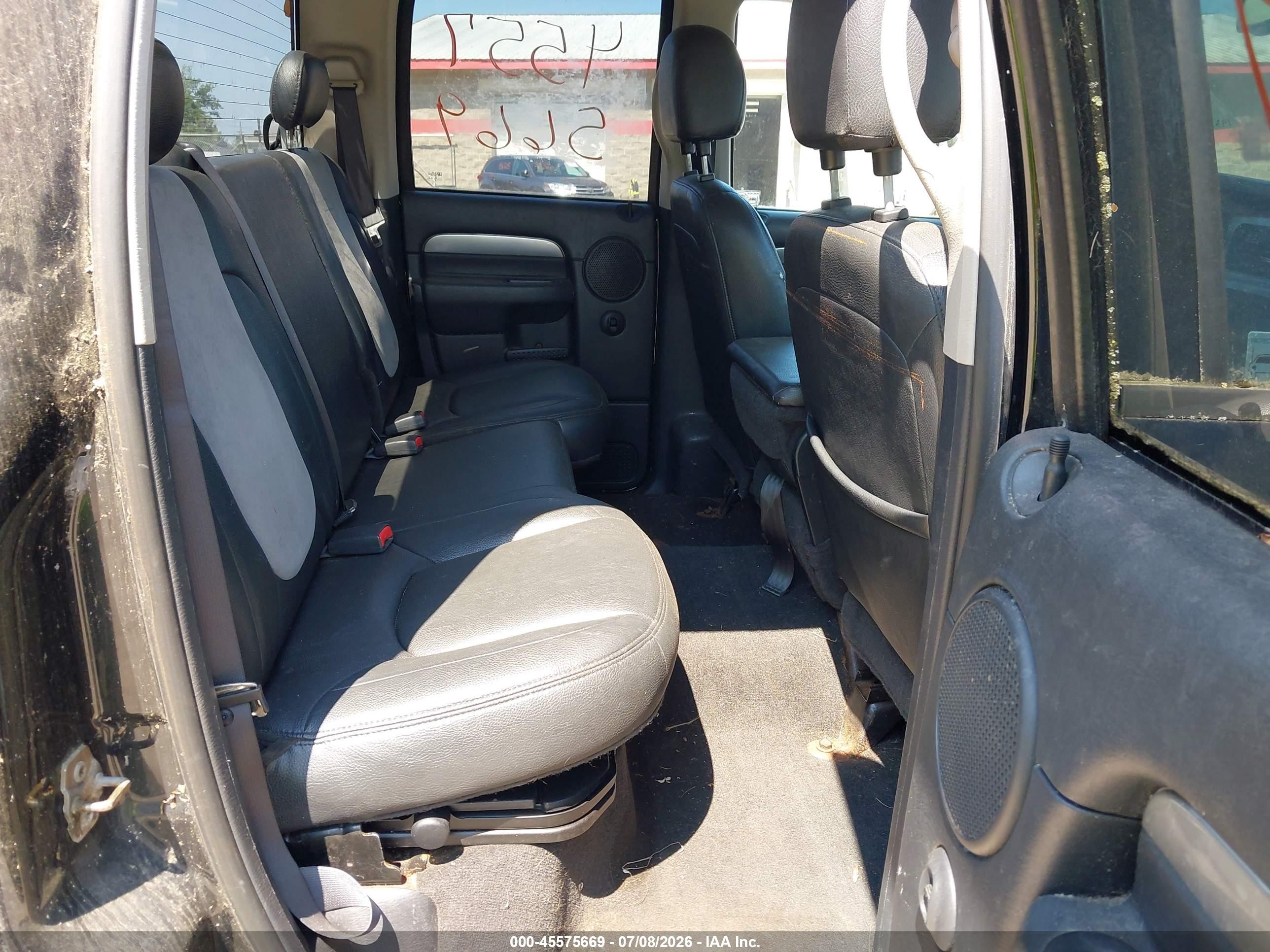 2004 Dodge Ram 2500 Slt/laramie Черный vin: 3D7KU28664G153796