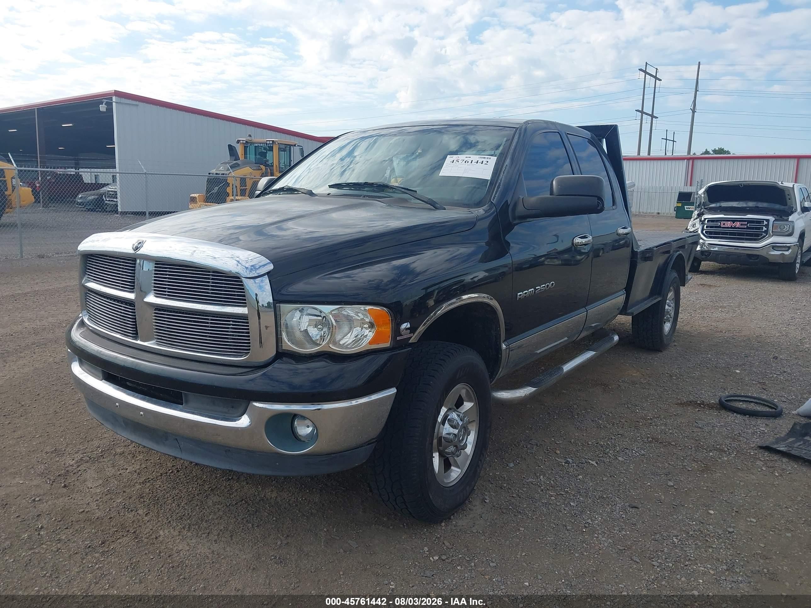 2003 Dodge Ram 2500   Black vin: 3D7KU28683G705006