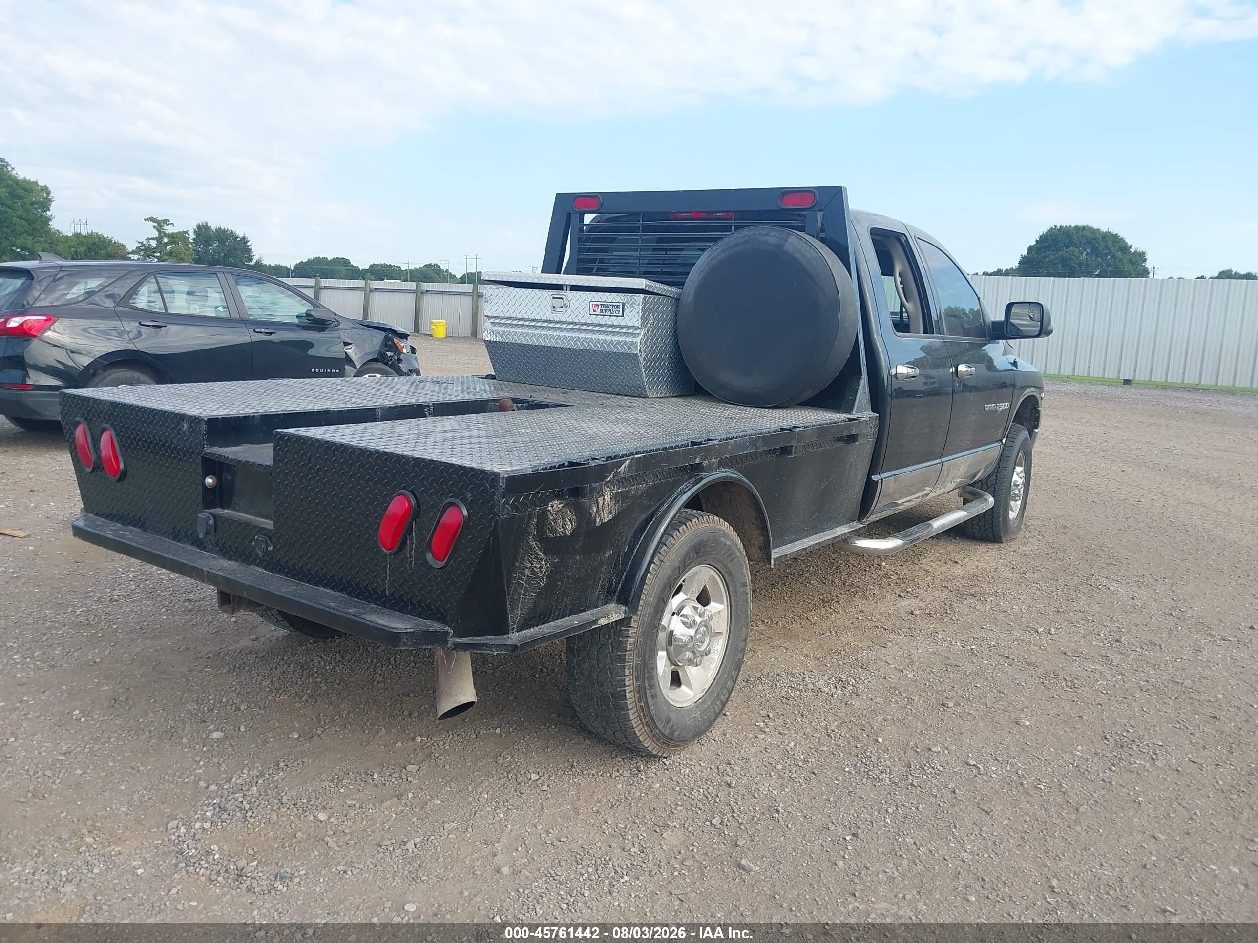 2003 Dodge Ram 2500   Black vin: 3D7KU28683G705006
