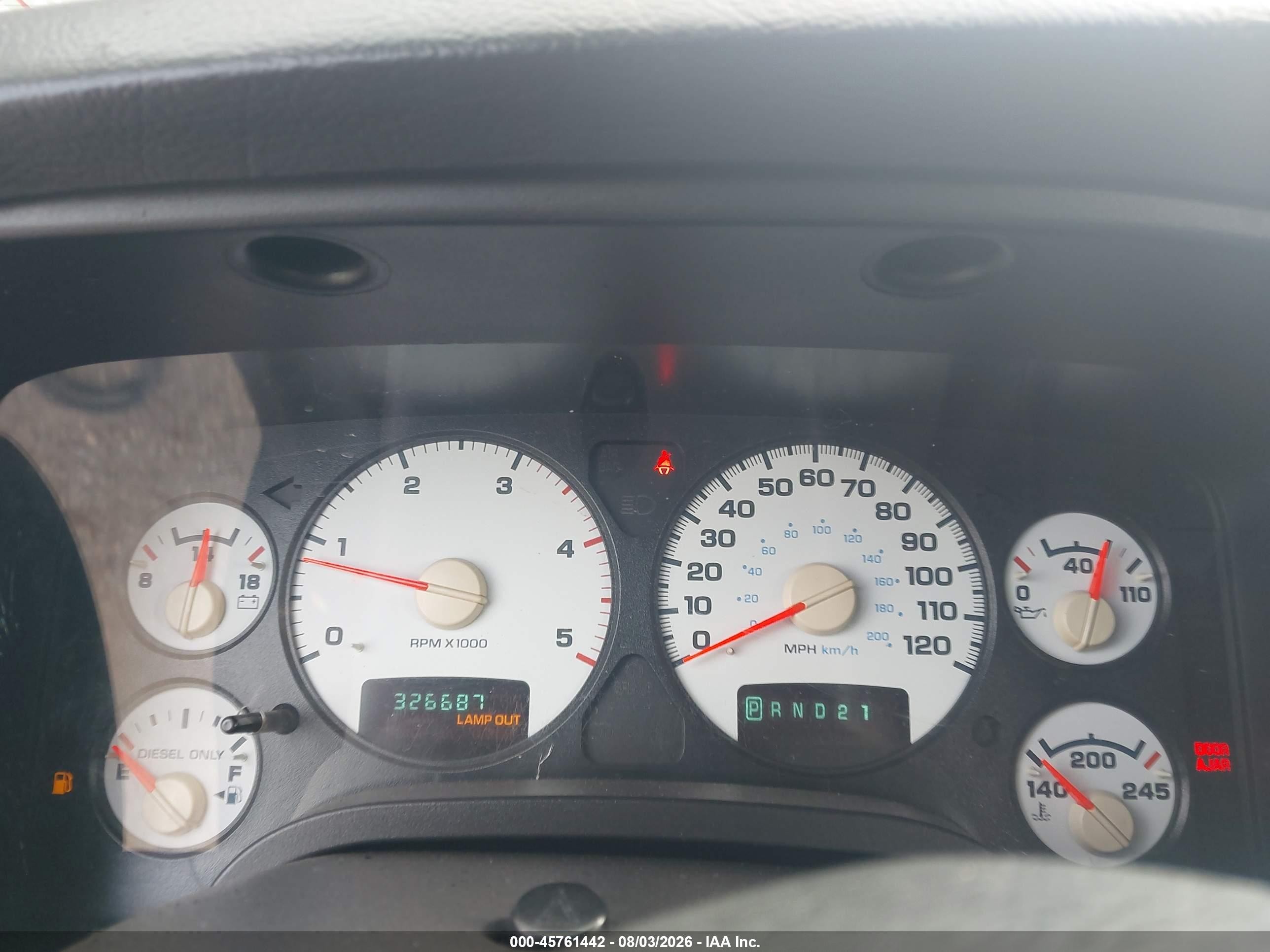 2003 Dodge Ram 2500   Black vin: 3D7KU28683G705006