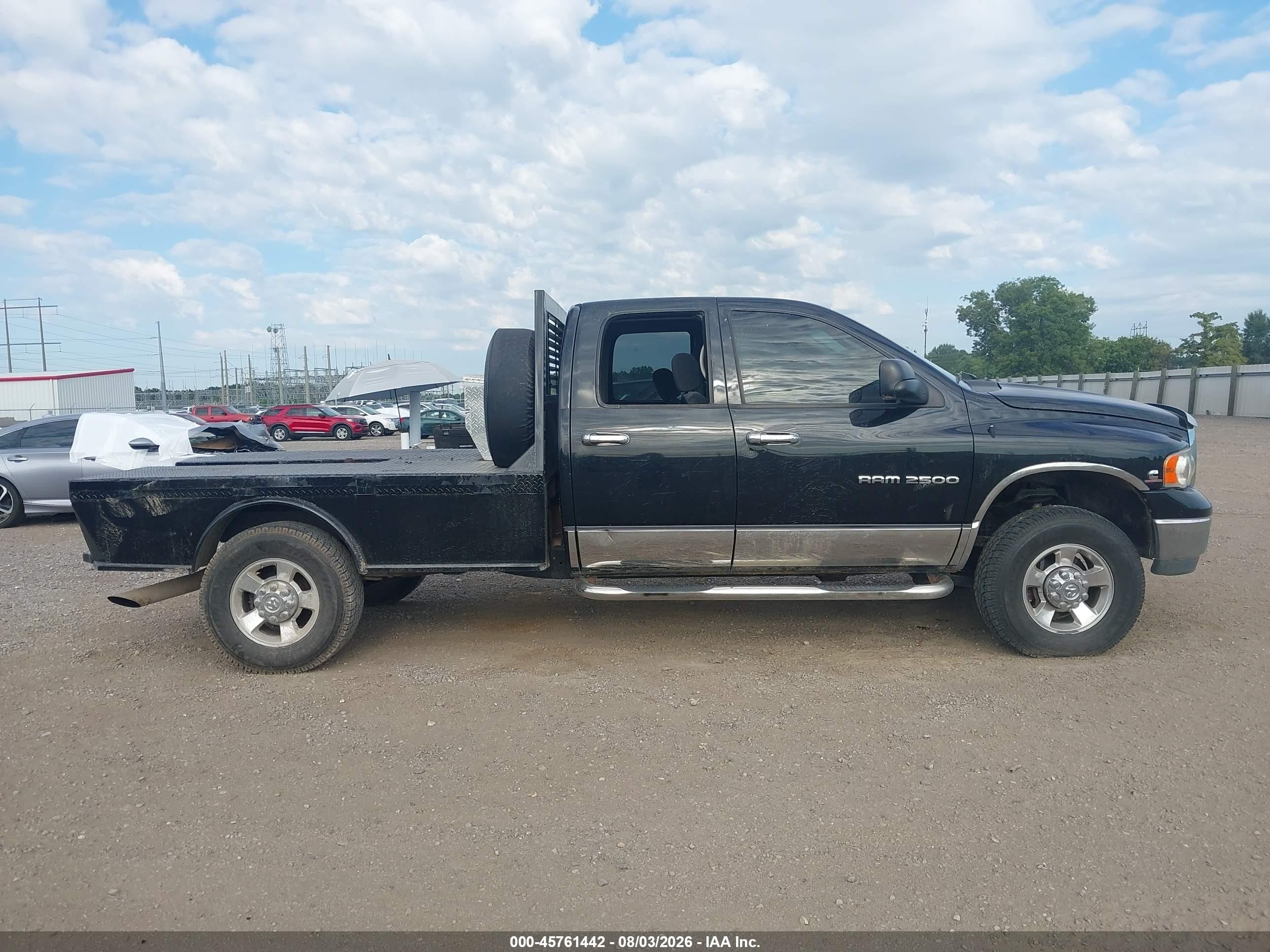 2003 Dodge Ram 2500   Black vin: 3D7KU28683G705006