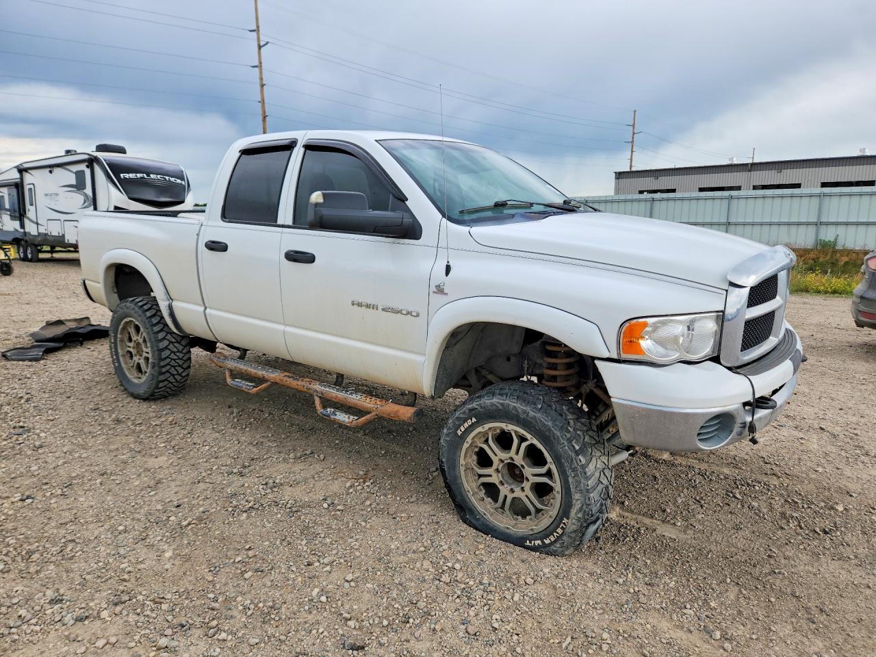 2003 Dodge Ram White vin: 3D7KU286X3G734149