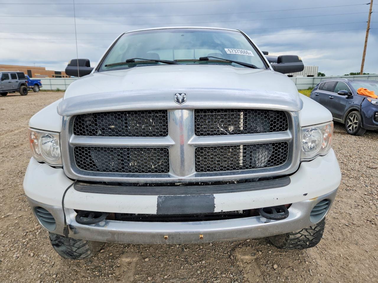 2003 Dodge Ram White vin: 3D7KU286X3G734149