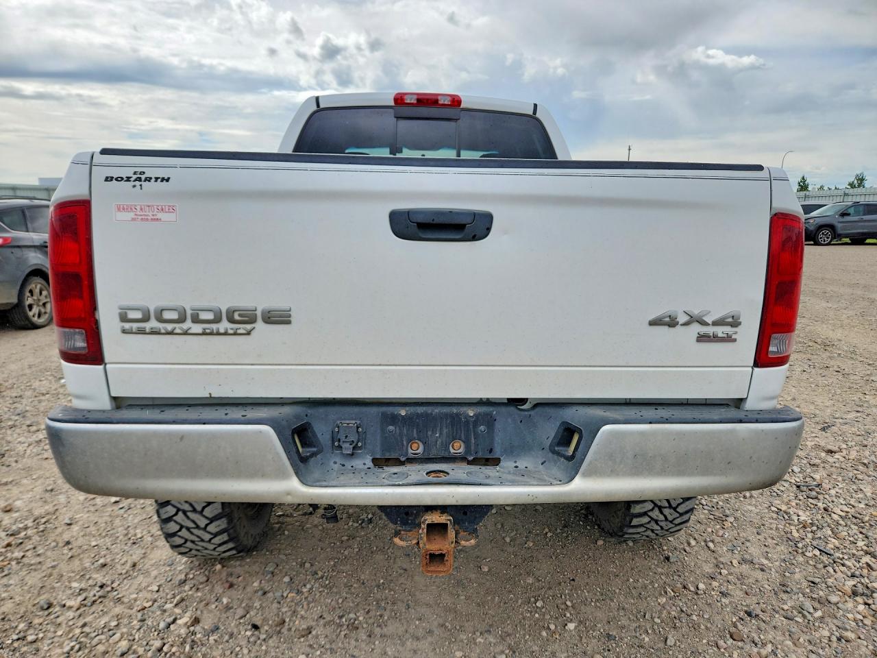 2003 Dodge Ram White vin: 3D7KU286X3G734149