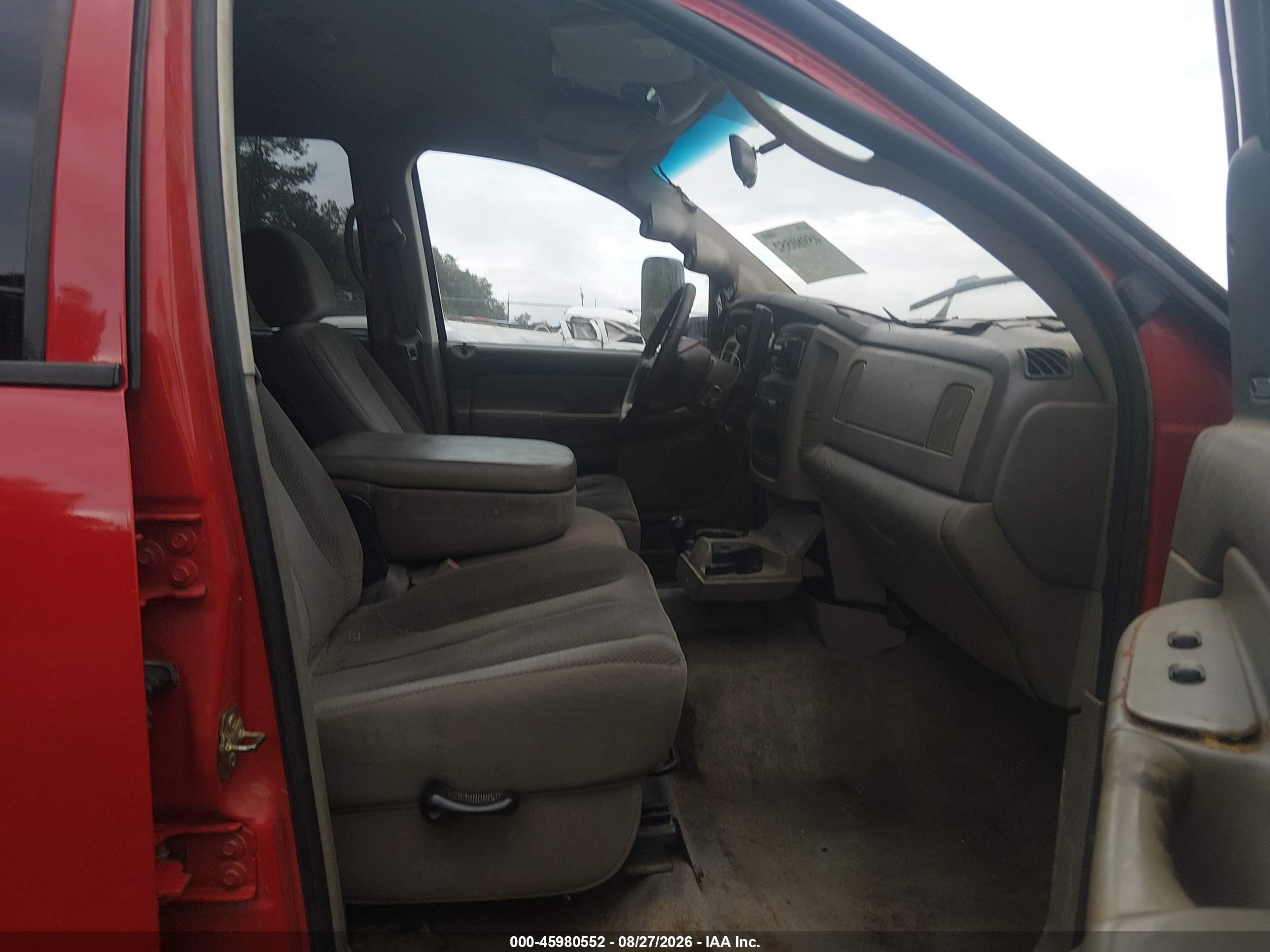 2003 Dodge Ram 2500 Slt/laramie/st Red vin: 3D7KU28C03G819989