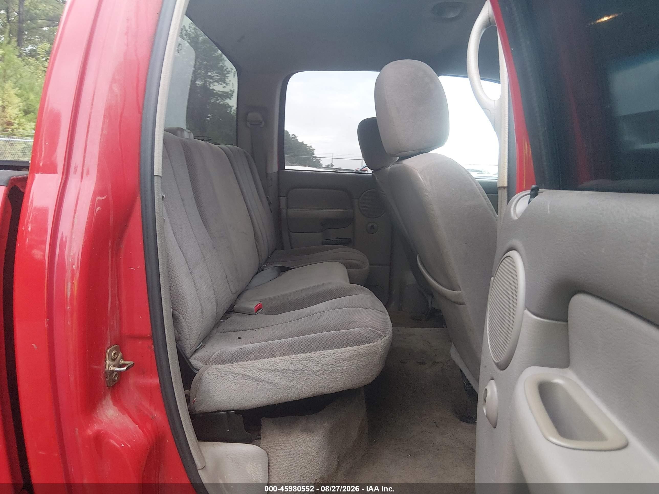 2003 Dodge Ram 2500 Slt/laramie/st Red vin: 3D7KU28C03G819989