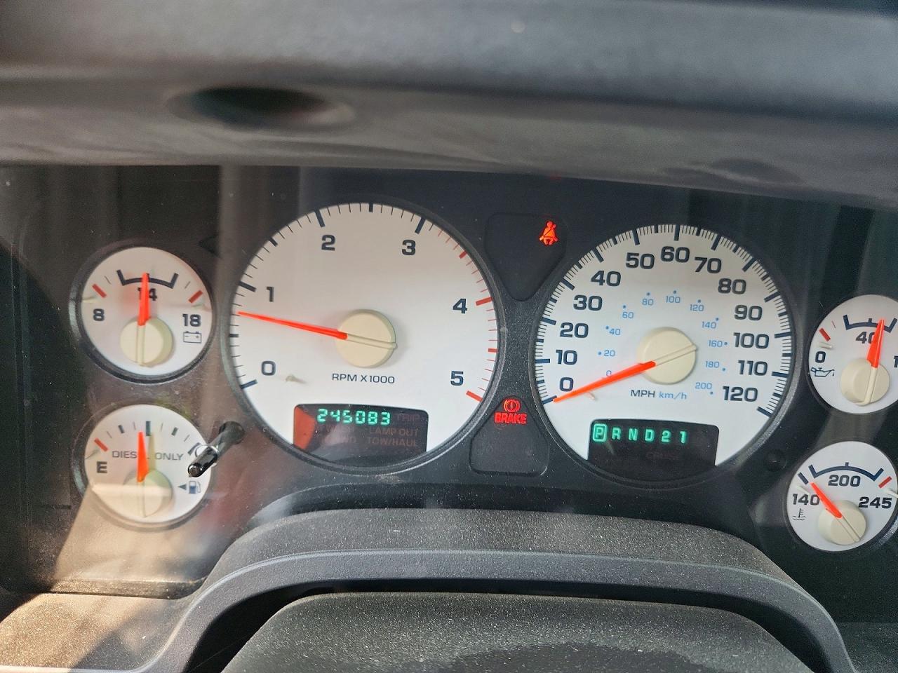2004 Dodge Ram 2500 St Black vin: 3D7KU28C04G232905