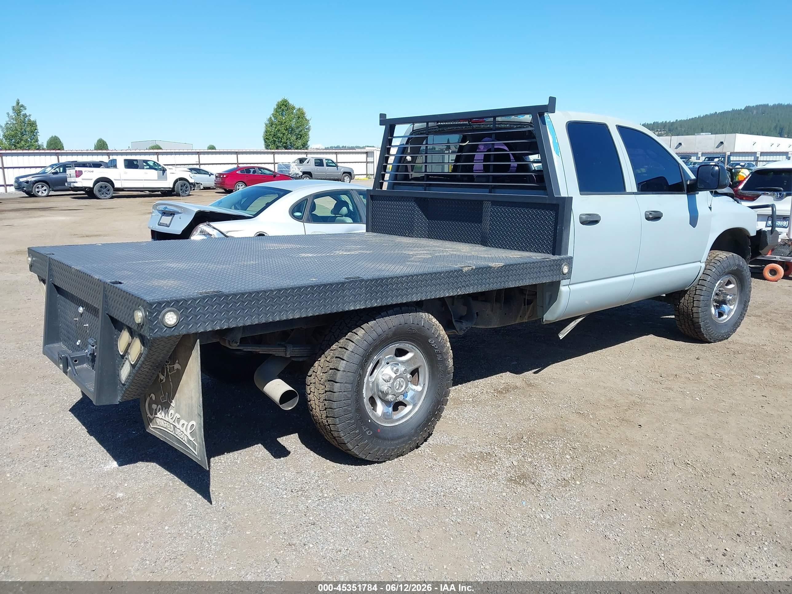 2003 Dodge Ram 2500 Slt/laramie/st Silver vin: 3D7KU28C13G830774