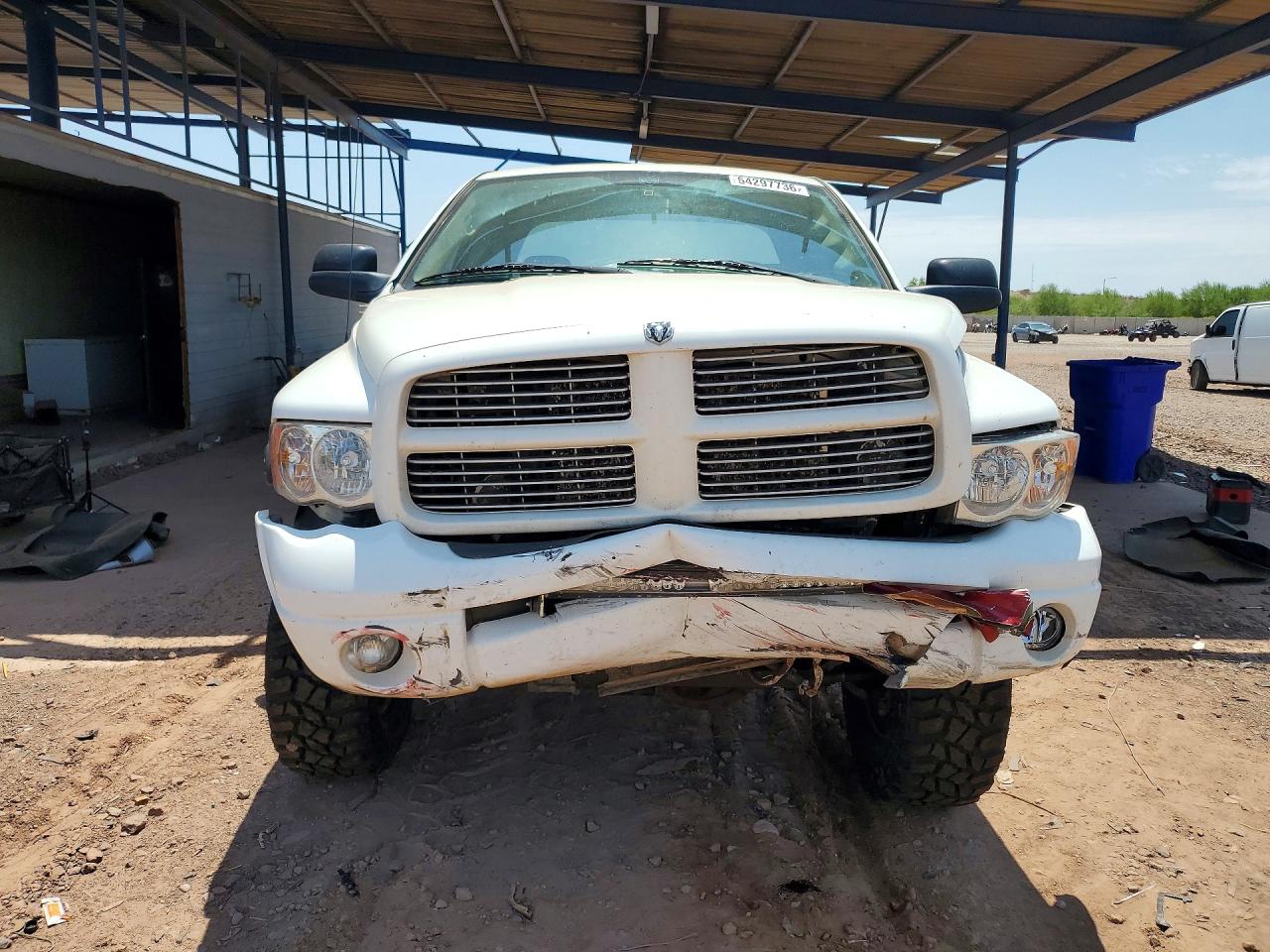 2003 Dodge Ram 2500 St White vin: 3D7KU28C13G836879
