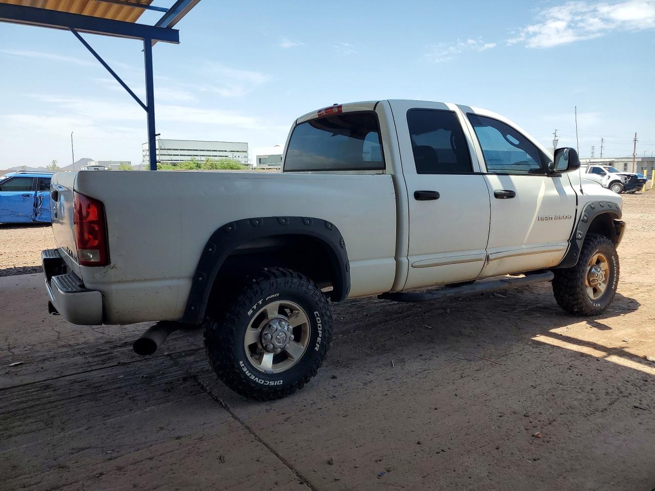 2003 Dodge Ram 2500 St White vin: 3D7KU28C13G836879