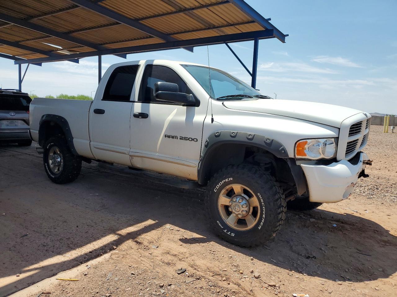2003 Dodge Ram 2500 St White vin: 3D7KU28C13G836879
