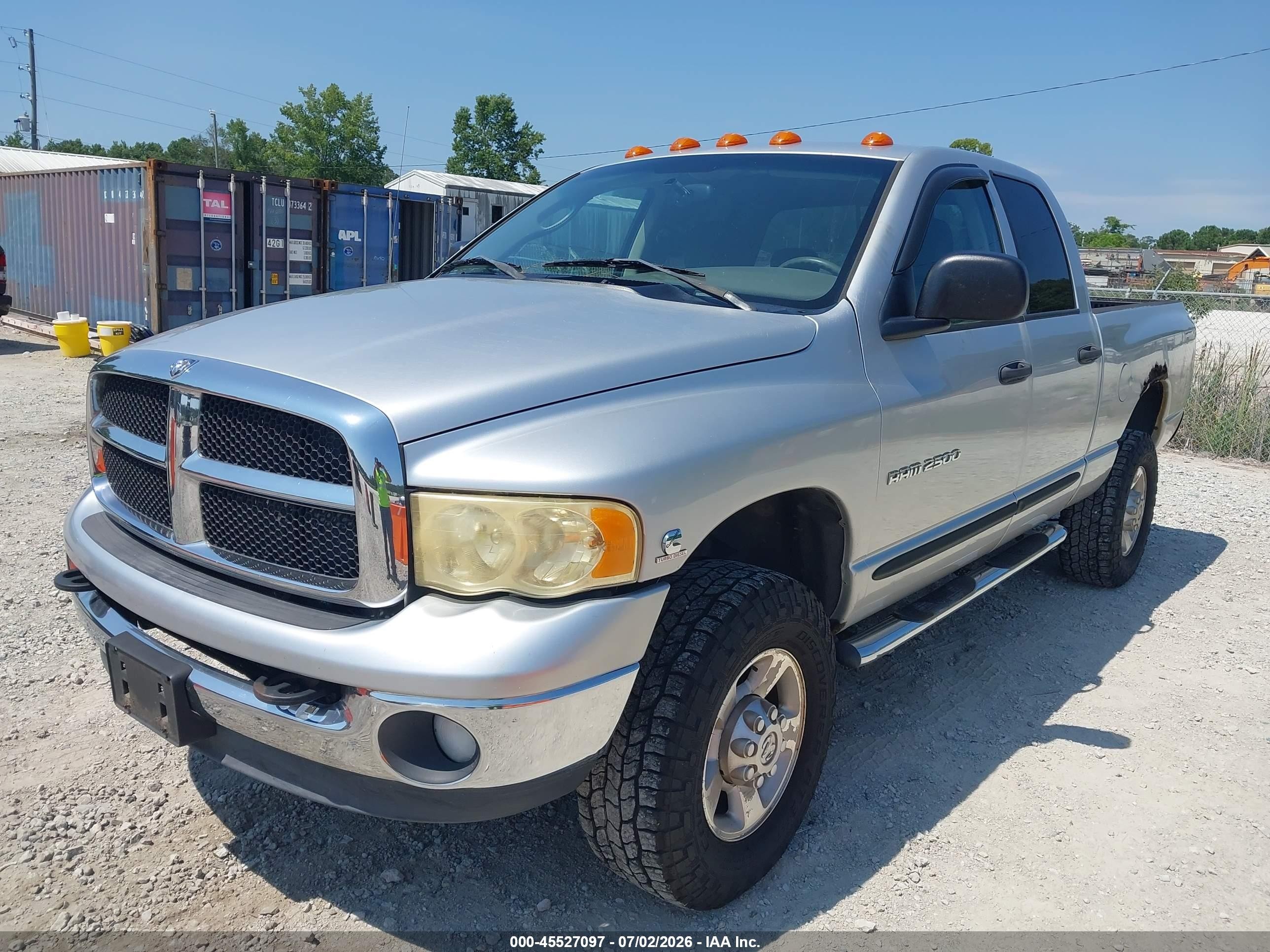2004 Dodge Ram 2500 Slt/laramie Silver vin: 3D7KU28C24G220917
