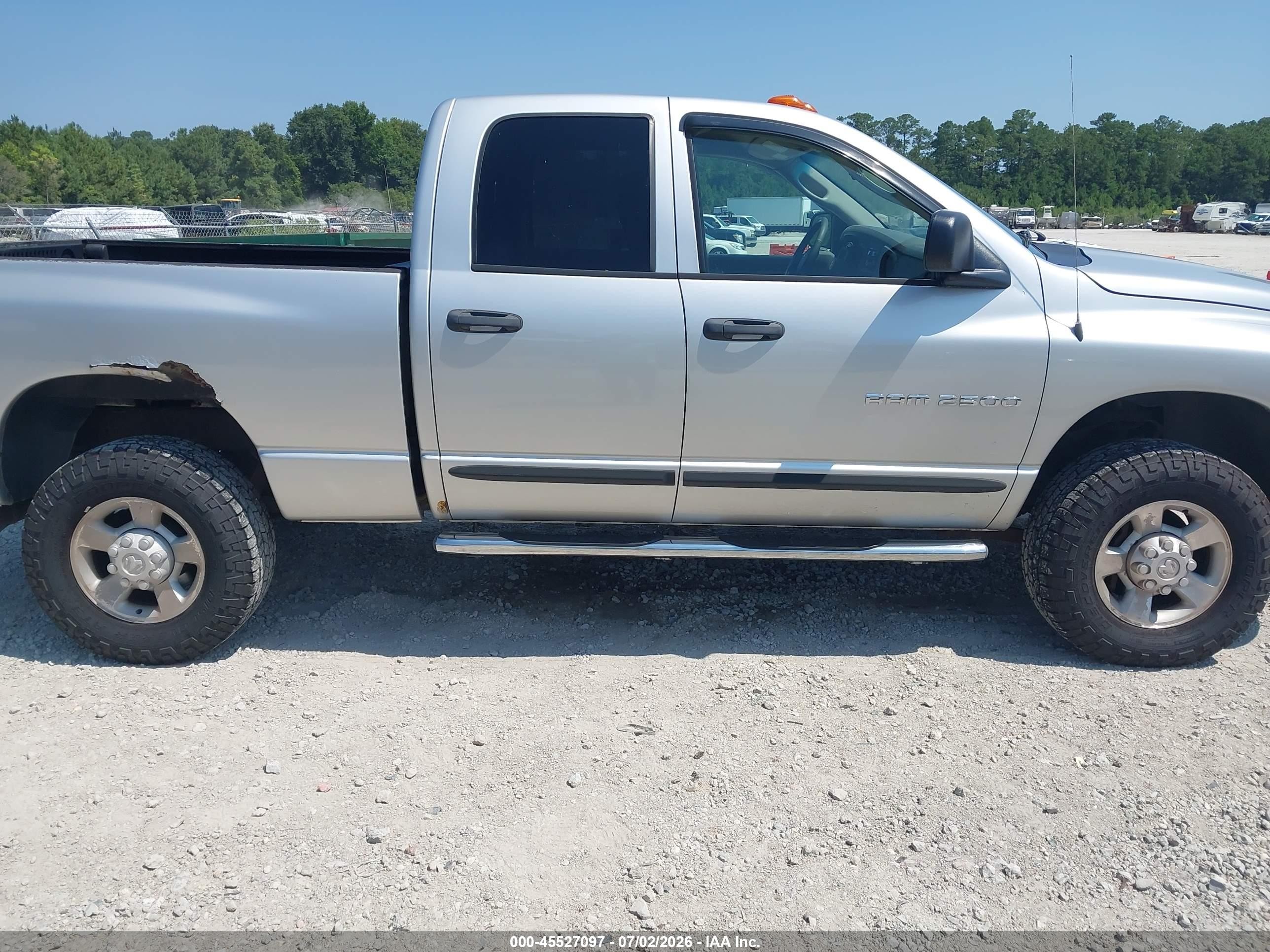 2004 Dodge Ram 2500 Slt/laramie Silver vin: 3D7KU28C24G220917