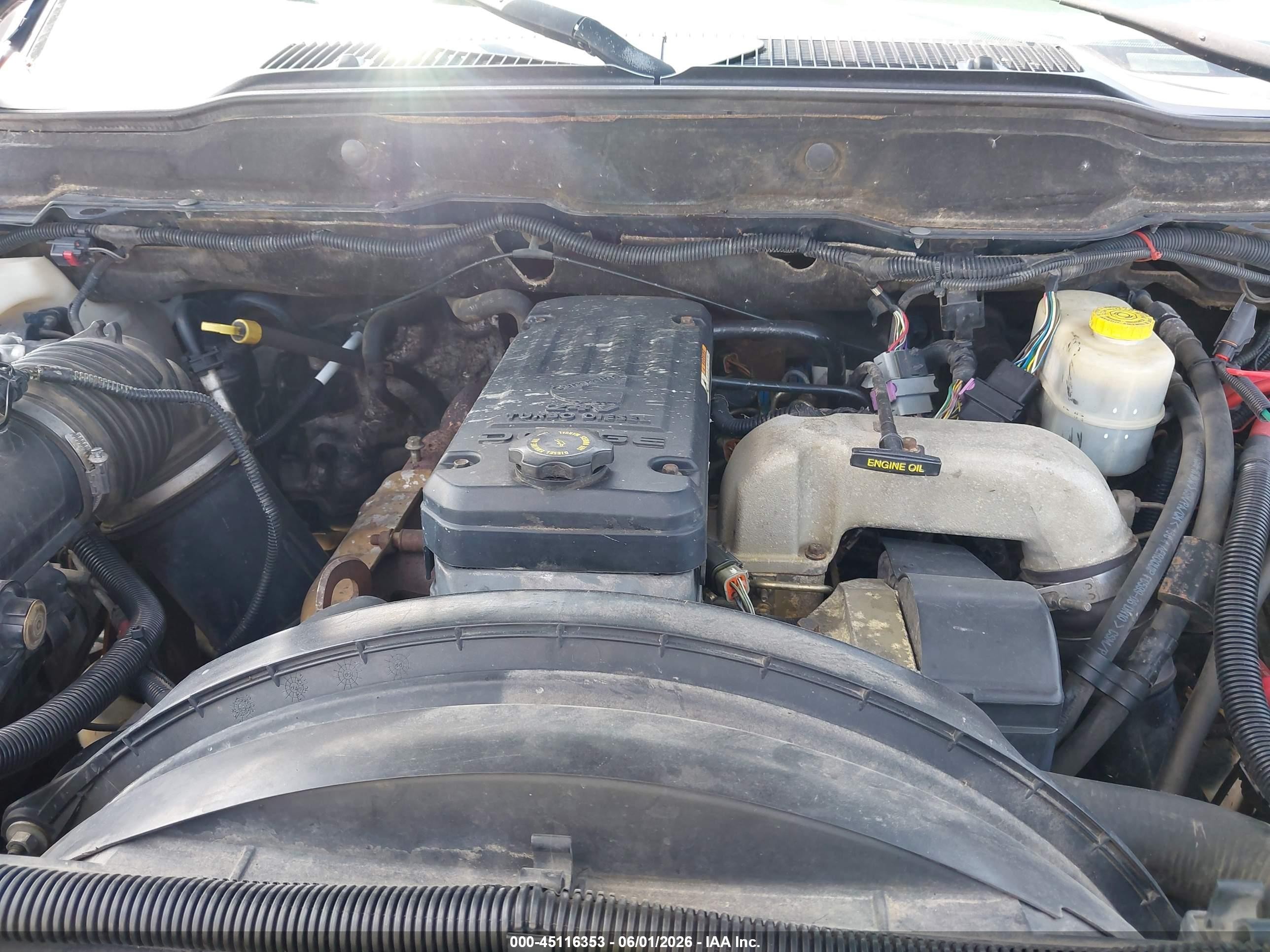 2004 Dodge Ram 2500 Slt/laramie Blue vin: 3D7KU28C34G281452