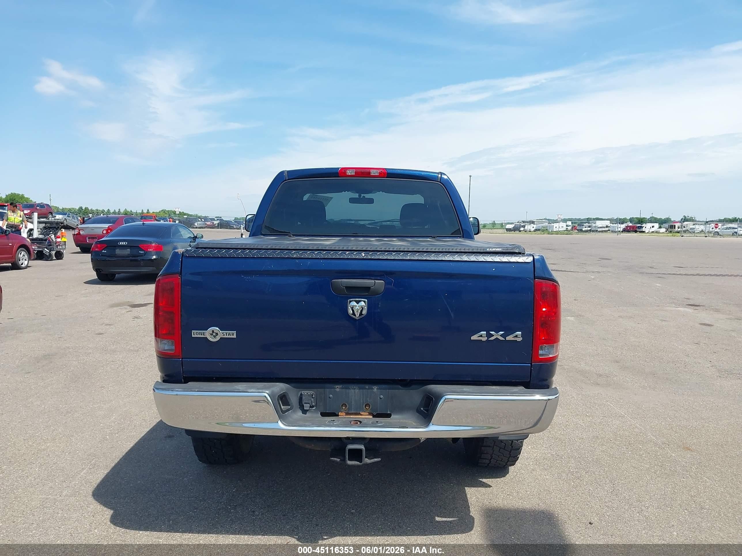 2004 Dodge Ram 2500 Slt/laramie Blue vin: 3D7KU28C34G281452