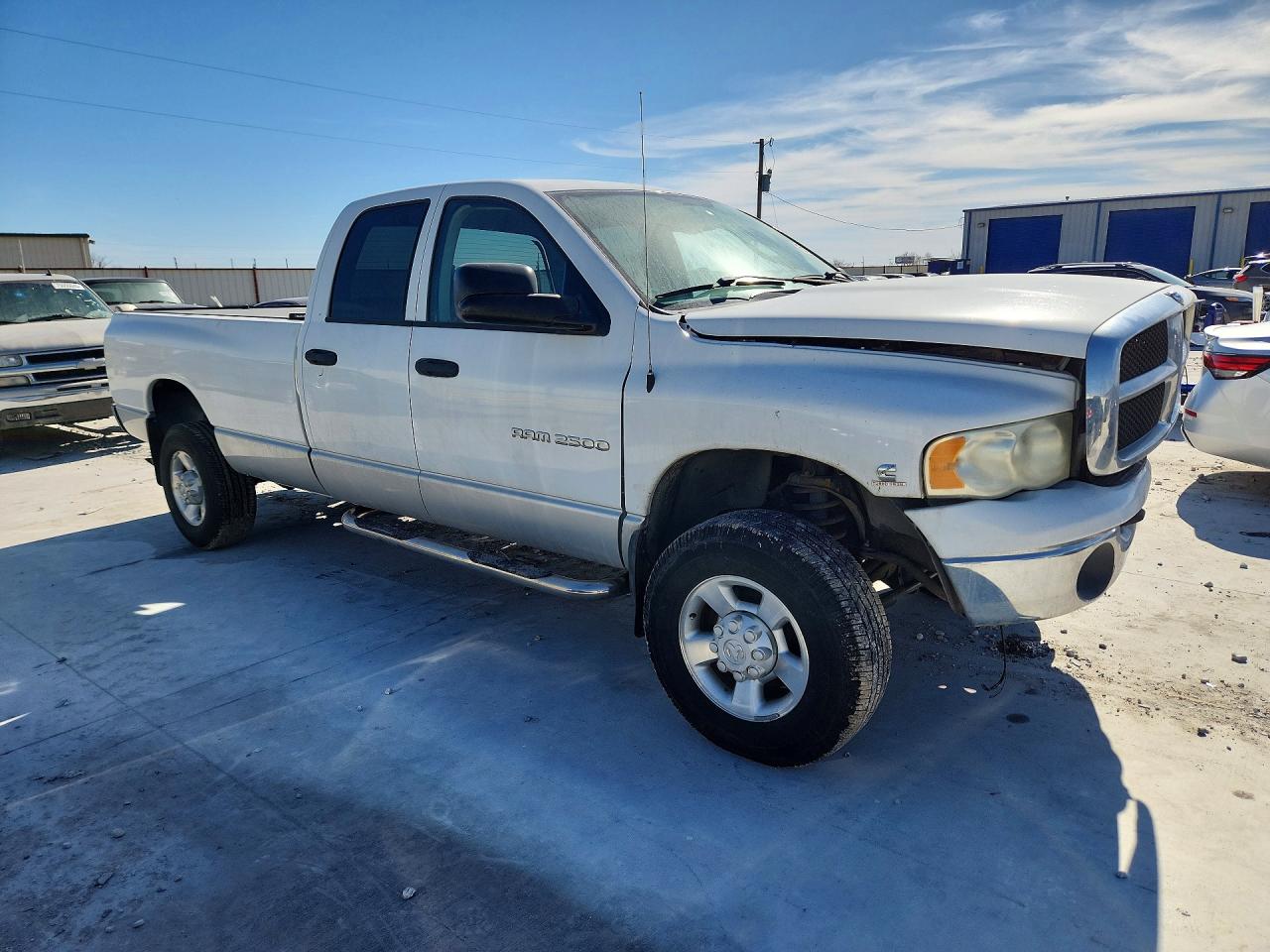 2003 Dodge Ram 2500 St White vin: 3D7KU28C43G847990