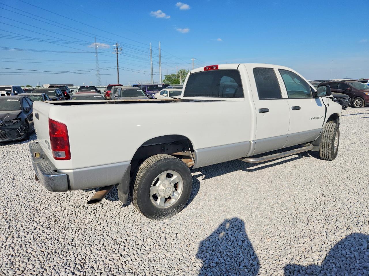 2003 Dodge Ram 2500 St White vin: 3D7KU28C43G847990