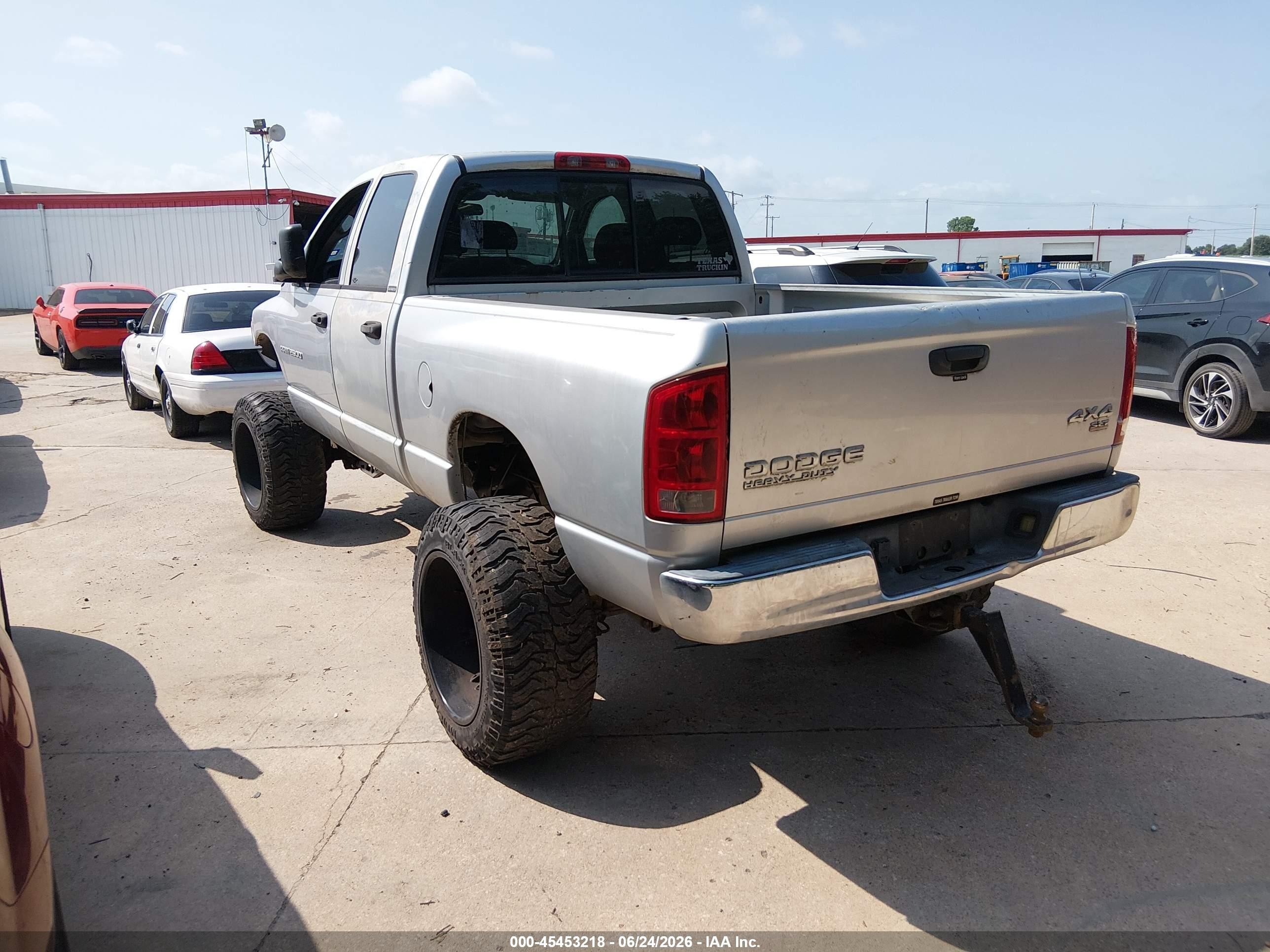 2004 Dodge Ram 2500 Slt/laramie Silver vin: 3D7KU28C44G110855