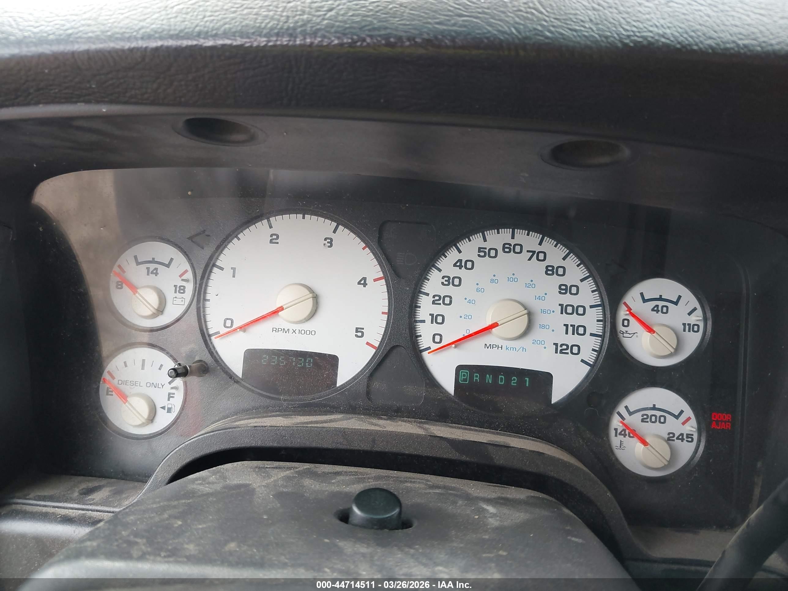 2004 Dodge Ram 2500 Slt/laramie Red vin: 3D7KU28C44G113514