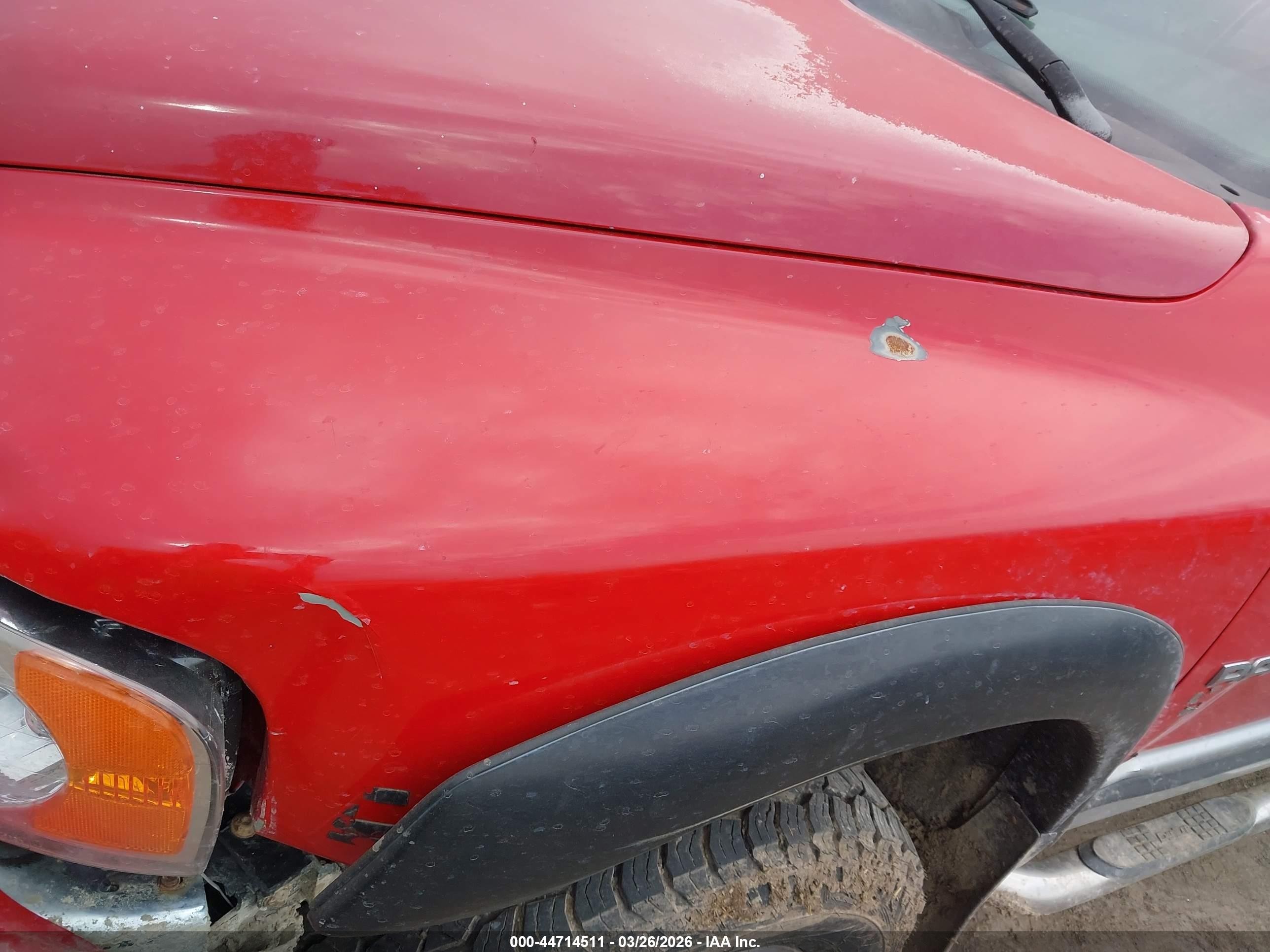 2004 Dodge Ram 2500 Slt/laramie Red vin: 3D7KU28C44G113514