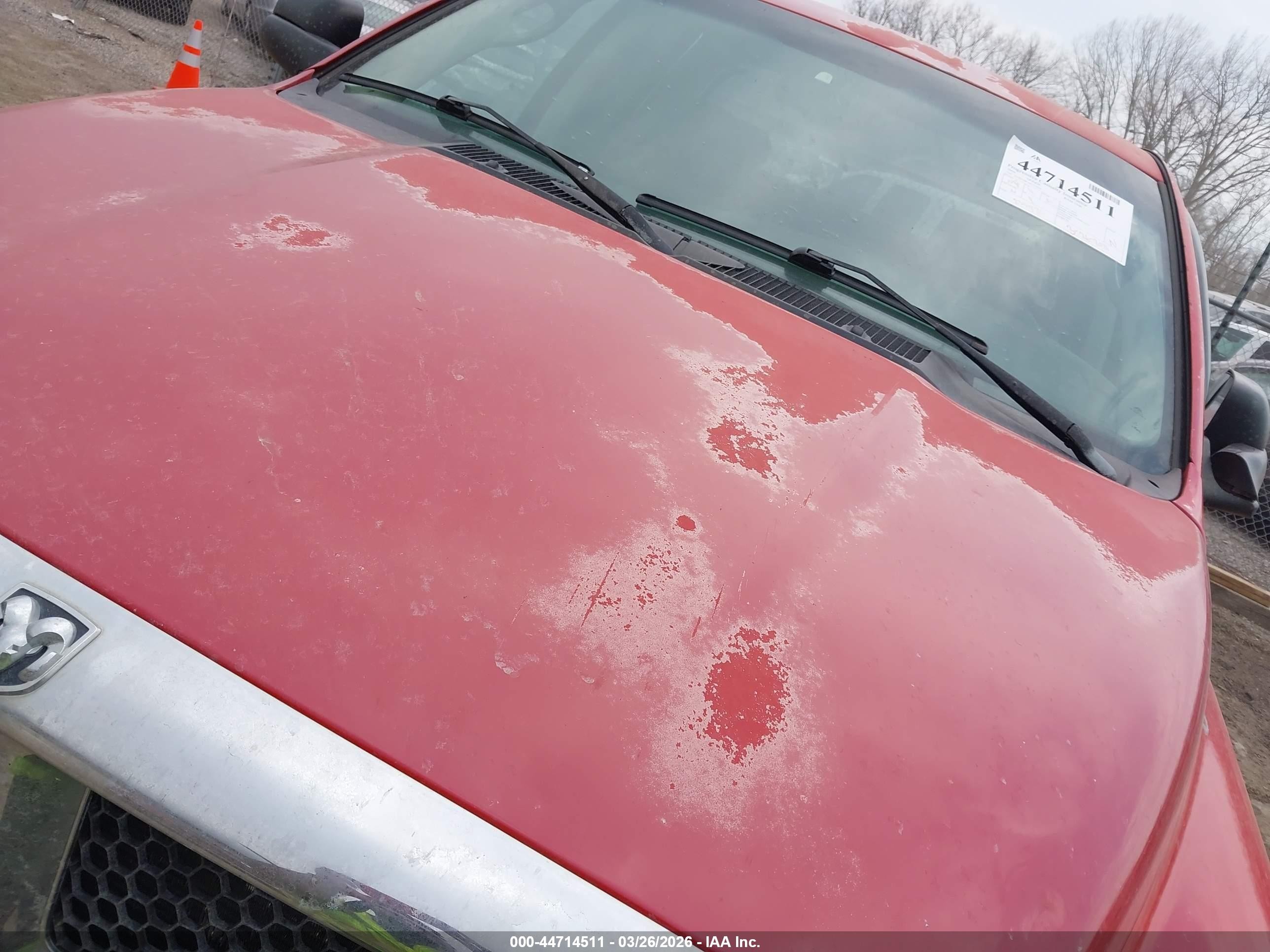 2004 Dodge Ram 2500 Slt/laramie Red vin: 3D7KU28C44G113514